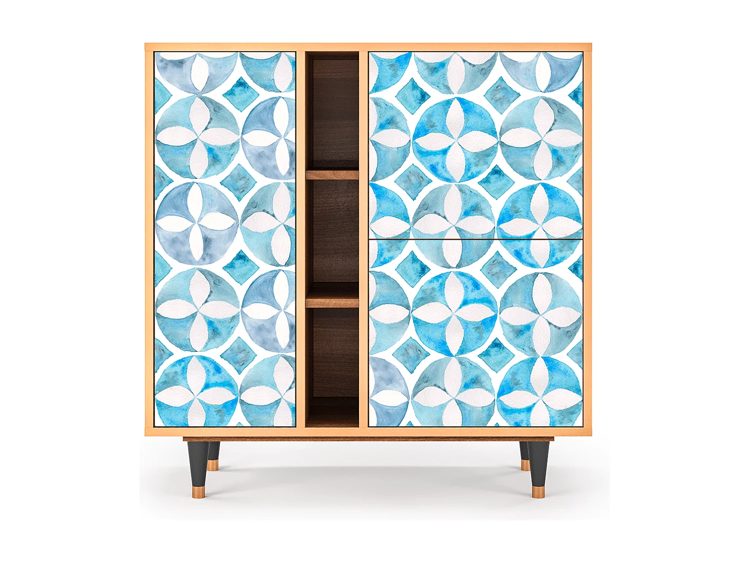 Dressoir - 94х96х41 cm - BS5 - Porto Mood, Walnoot