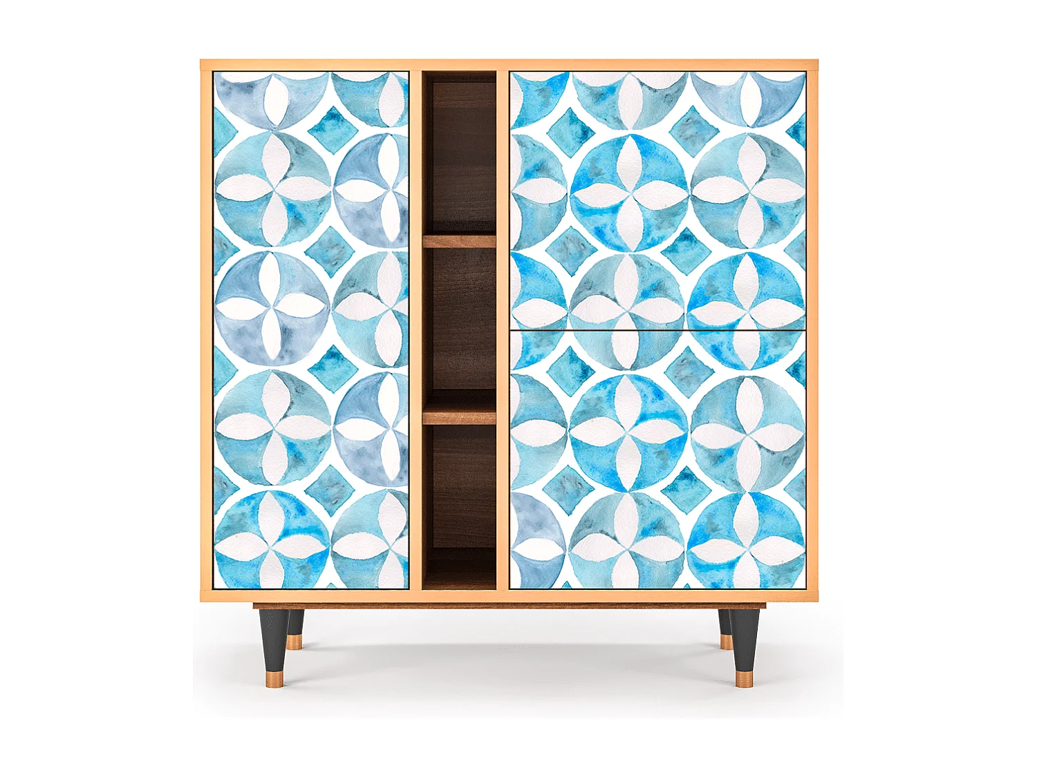 Kredens - 94х96х41 cm - BS5 - Porto Mood, Orzech