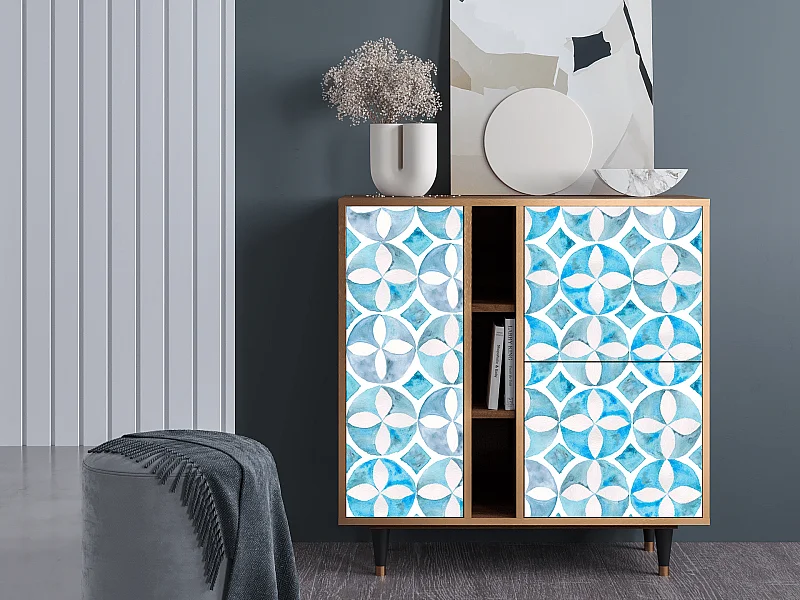 Kredens - 94х96х41 cm - BS5 - Porto Mood, Orzech