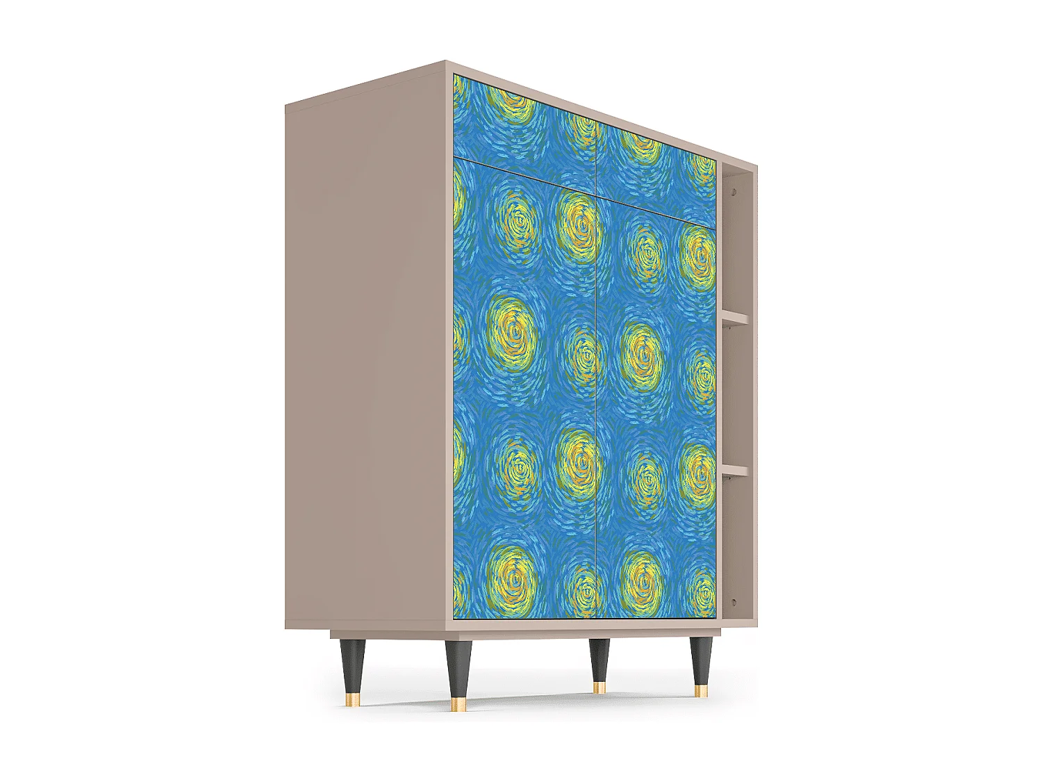 Kredens - 96х110х41 cm - BS6 - Van Gogh Lights, Latte