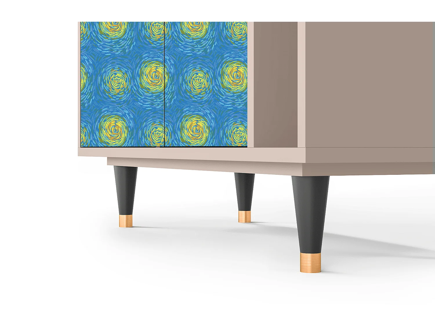 Kredens - 96х110х41 cm - BS6 - Van Gogh Lights, Latte