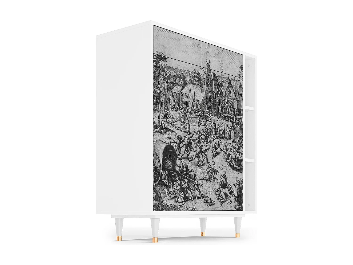 Buffet - 96х110х41 cm - BS6 - The Festival of Saint, Blanc