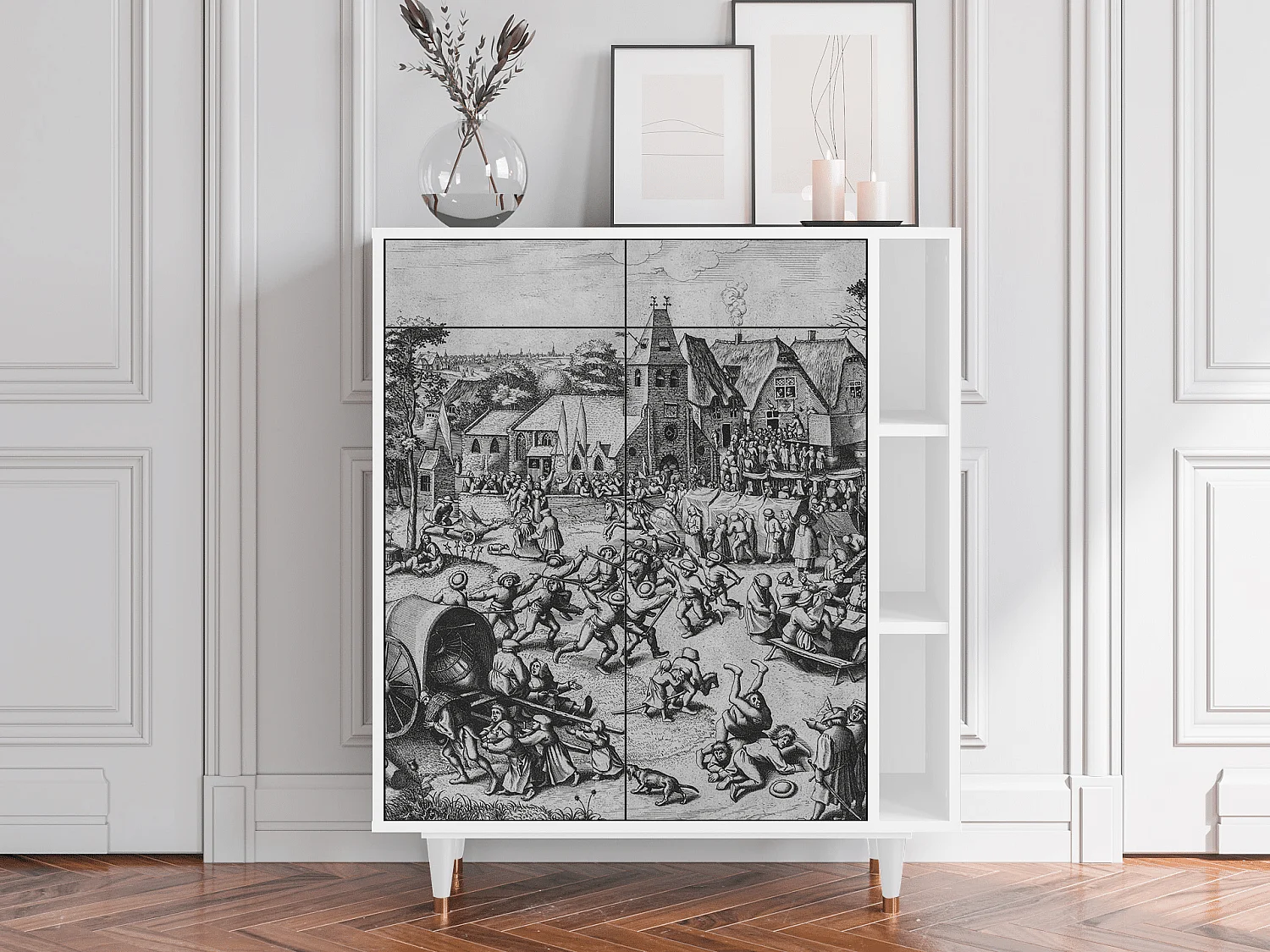 Credenza - 96х110х41 cm - BS6 - The Festival of Saint, Bianco