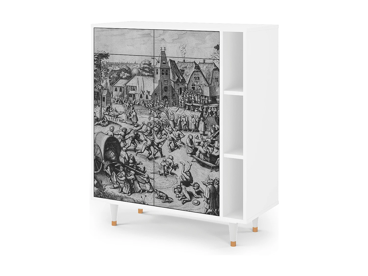 Credenza - 96х110х41 cm - BS6 - The Festival of Saint, Bianco
