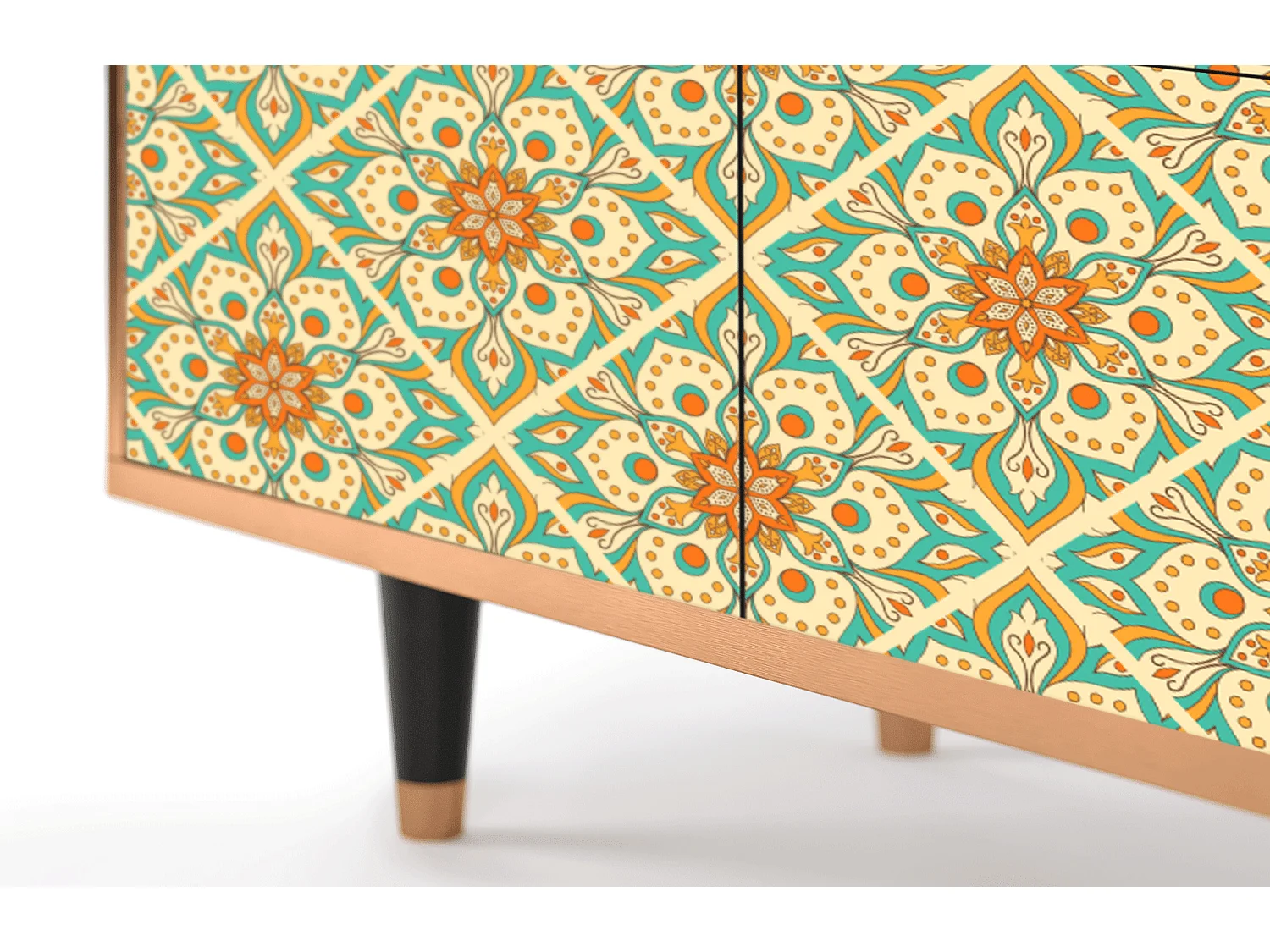 Buffet - 94x96x48 cm - BS3 - Hindu Daisy, Noyer