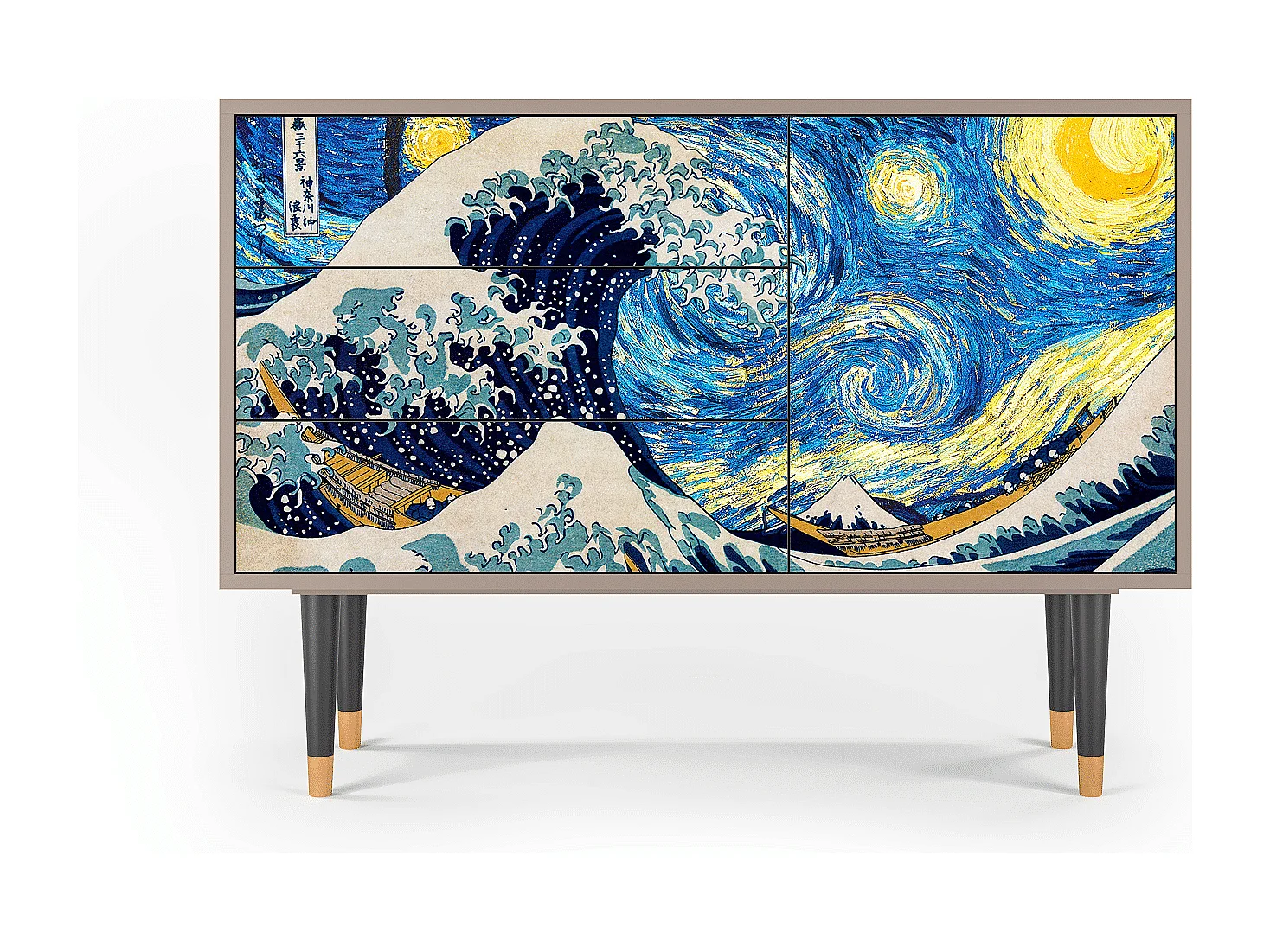 Sideboard - 115х84х41 cm - S3 - Great Wave, Latte