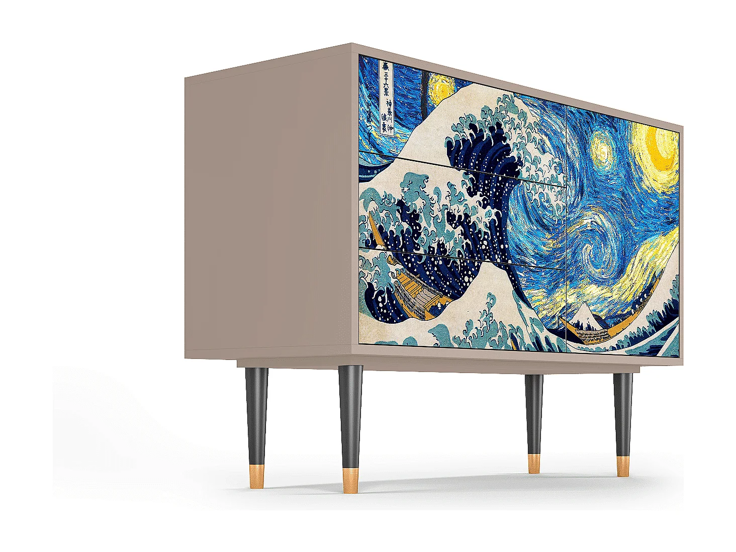 Buffet - 115х84х41 cm - S3 - Great Wave, Latte