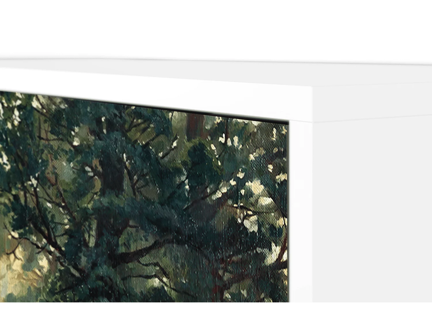 Kredens - 115х84х41 cm - S3 -  Rain in the Oak Forest, Biały