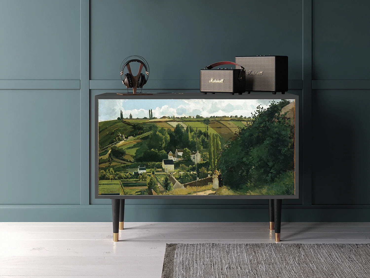 Buffet - 115x85x48 cm - BS4 - Jalais Hill by Pissarro, Anthracite