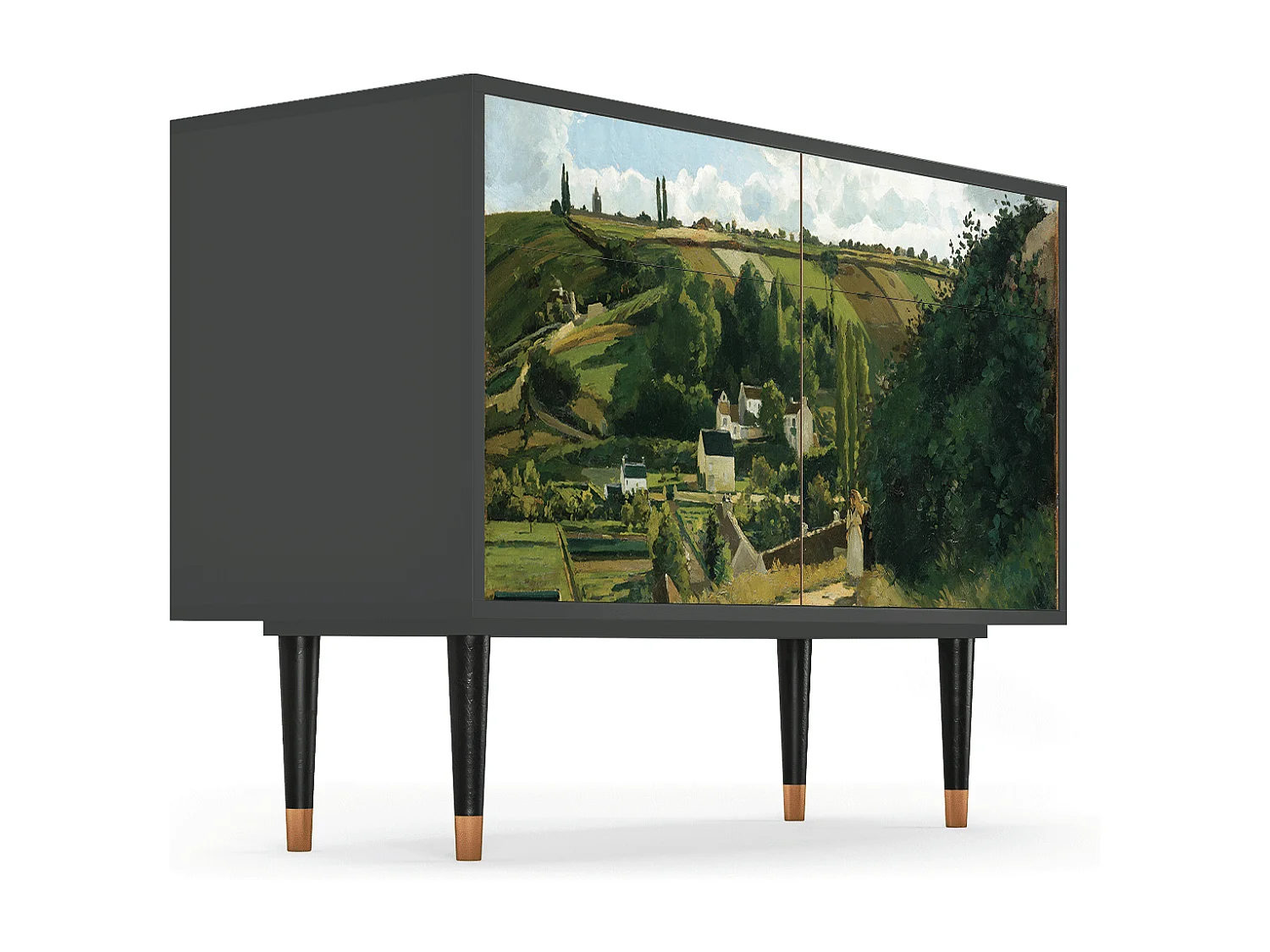 Buffet - 115x85x48 cm - BS4 - Jalais Hill by Pissarro, Anthracite