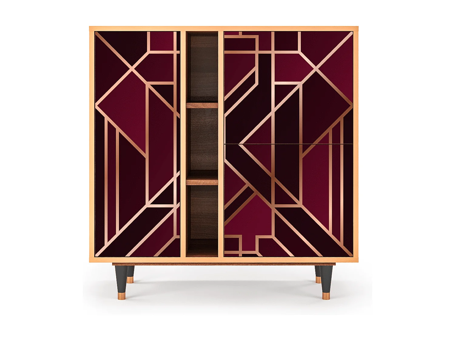 Buffet - 94х96х41 cm - BS5 - Burgundy Jewelery, Noyer