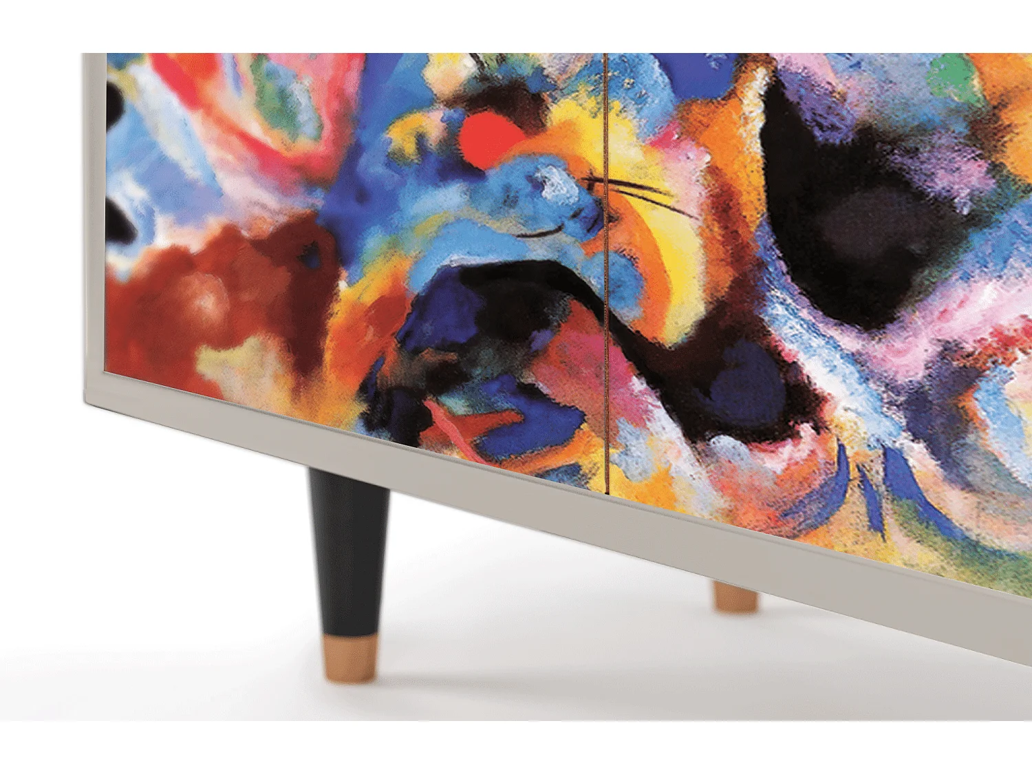 Kredens - 94x96x48 cm - BS3 - Kandinsky, Piaskowy