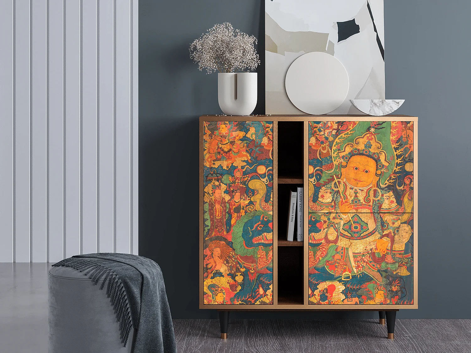 Buffet - 94х96х41 cm - BS5 - God by Vaisravana , Noyer