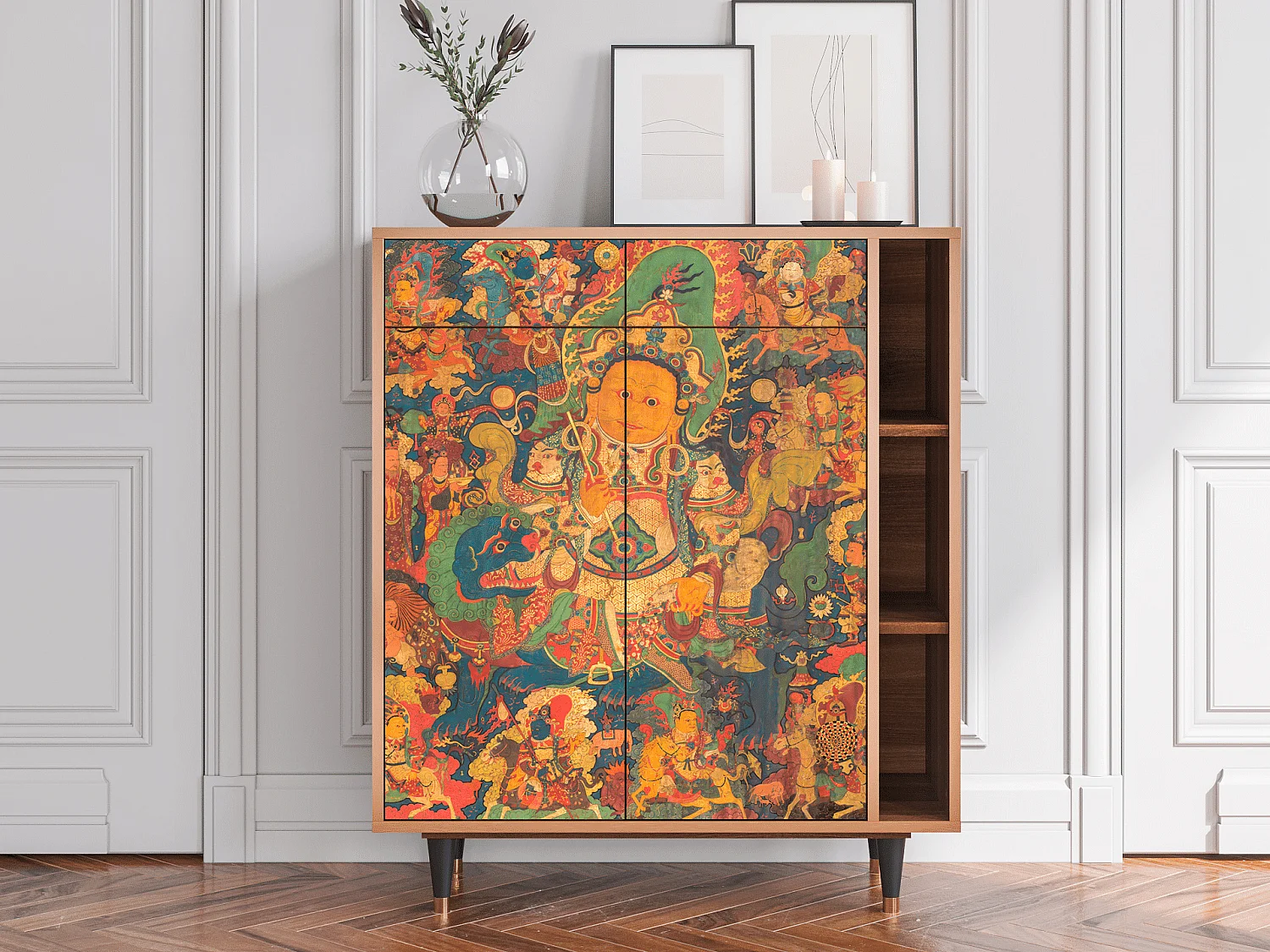 Buffet - 96х110х41 cm - BS6 - God by Vaisravana , Noyer