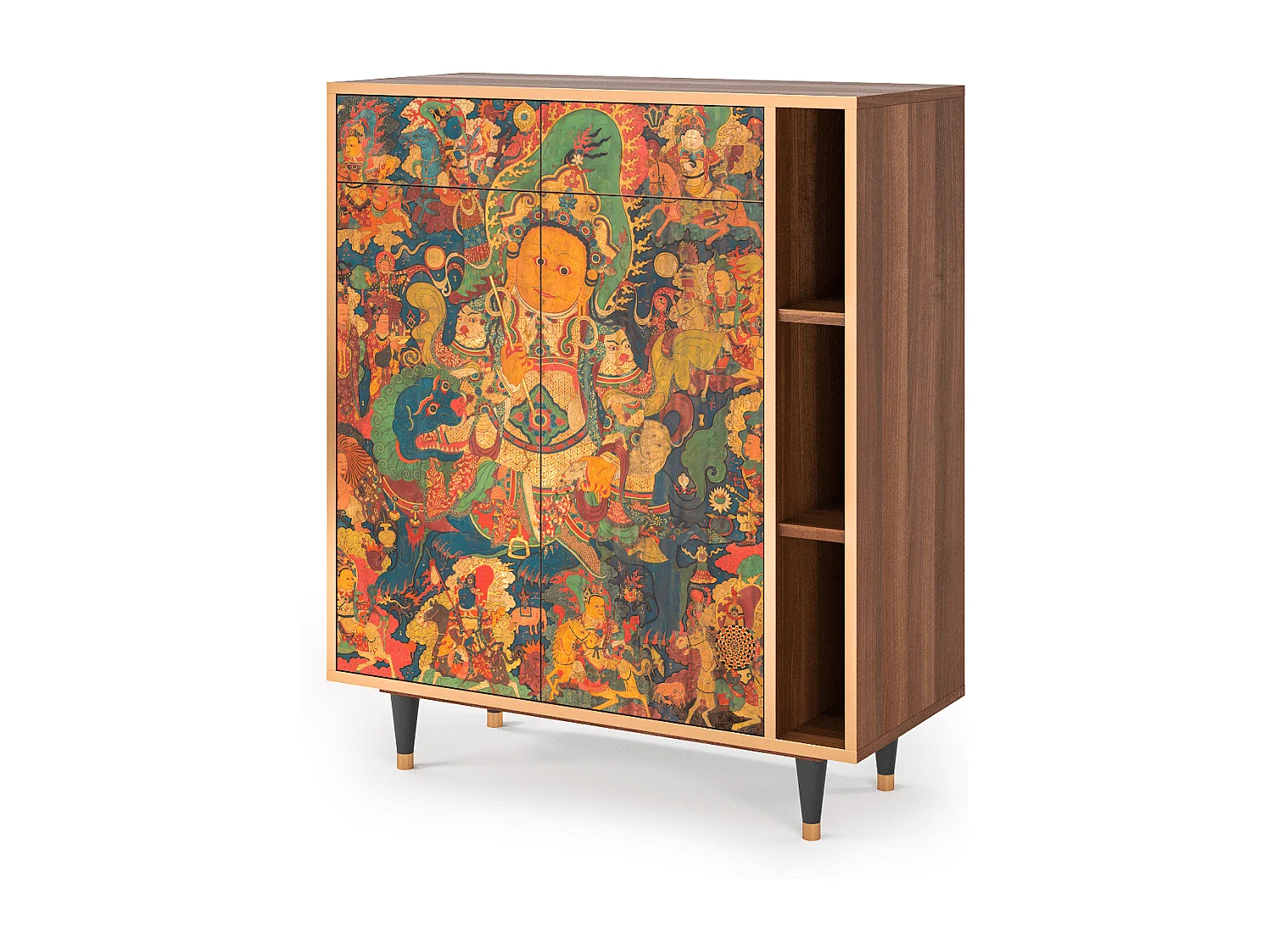 Buffet - 96х110х41 cm - BS6 - God by Vaisravana , Noyer