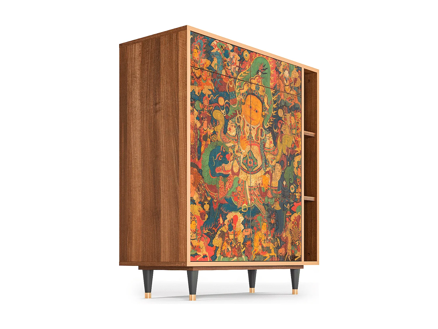 Buffet - 96х110х41 cm - BS6 - God by Vaisravana , Noyer