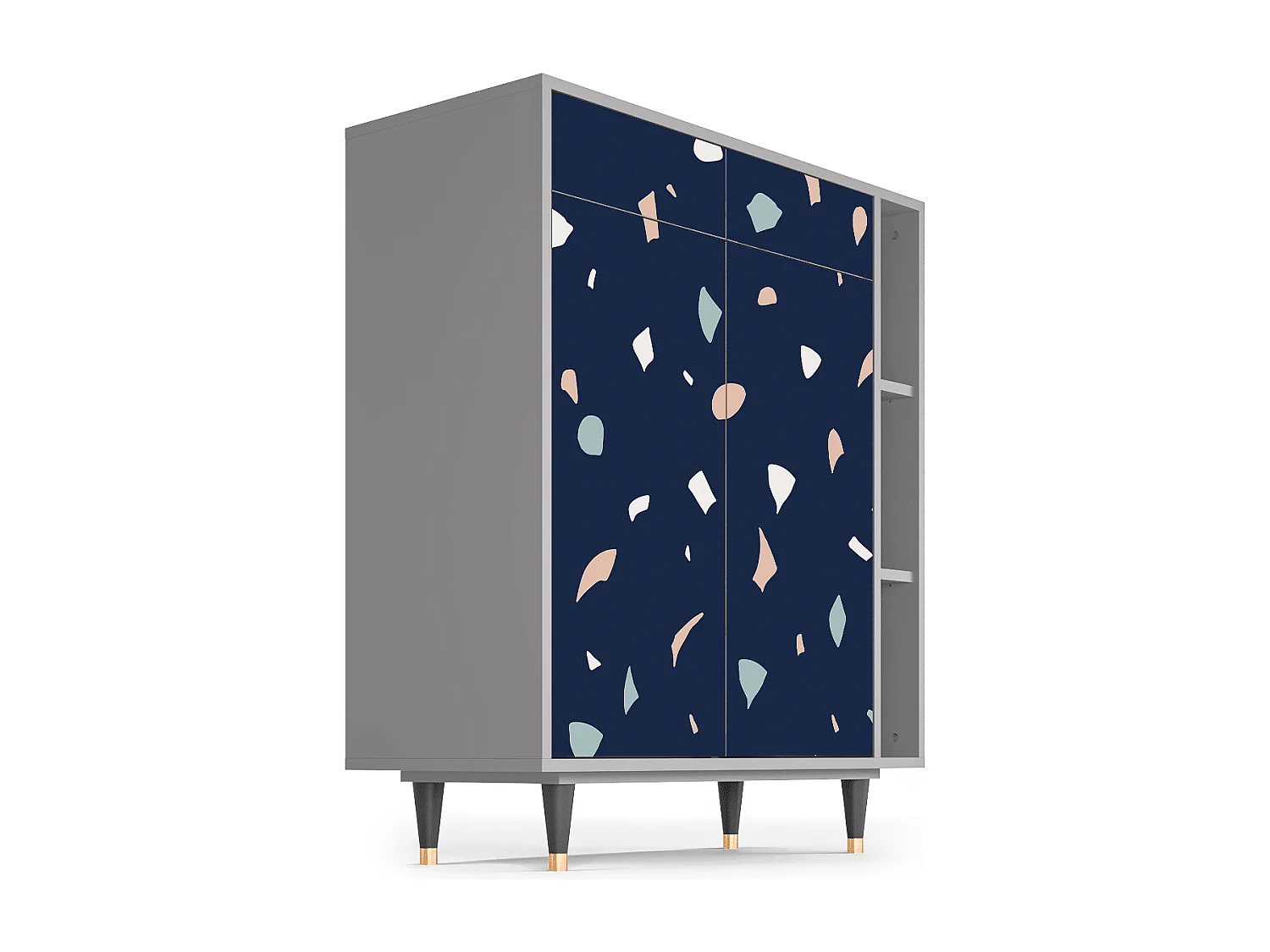 Dressoir - 96х110х41 cm - BS6 - Space Satellites, Grijs