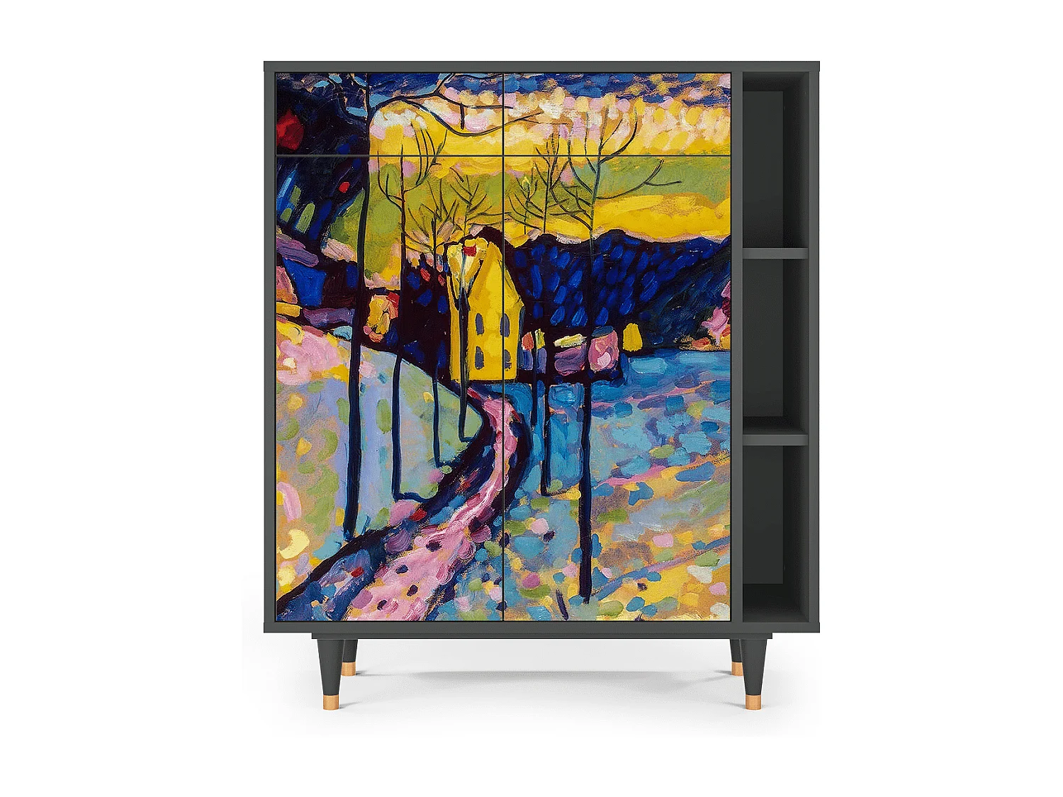 Buffet - 96х110х41 cm - BS6 - Winter Landscape, Anthracite