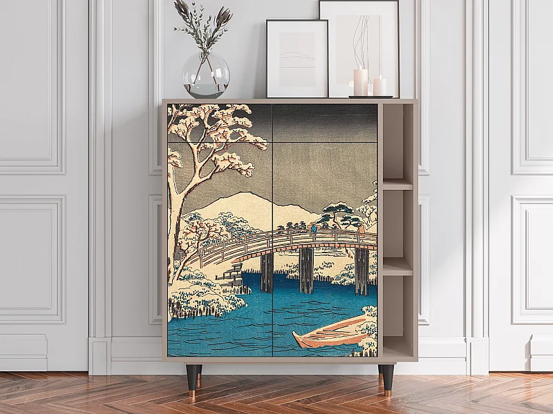 Credenza - 96х110х41 cm - BS6 - Katabira River, Latte