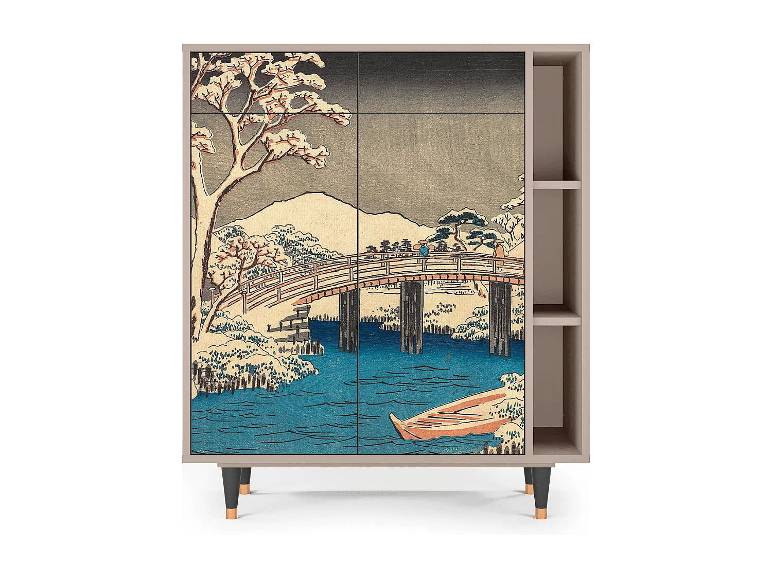 Buffet - 96х110х41 cm - BS6 - Katabira River, Latte