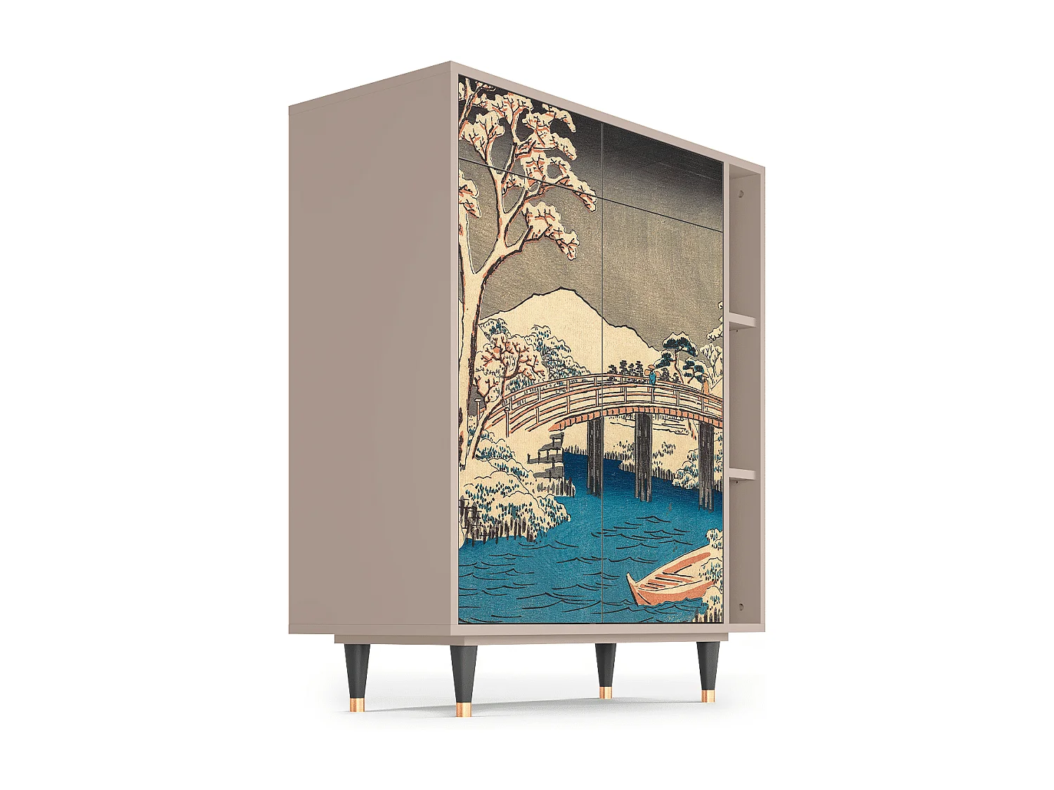 Credenza - 96х110х41 cm - BS6 - Katabira River, Latte