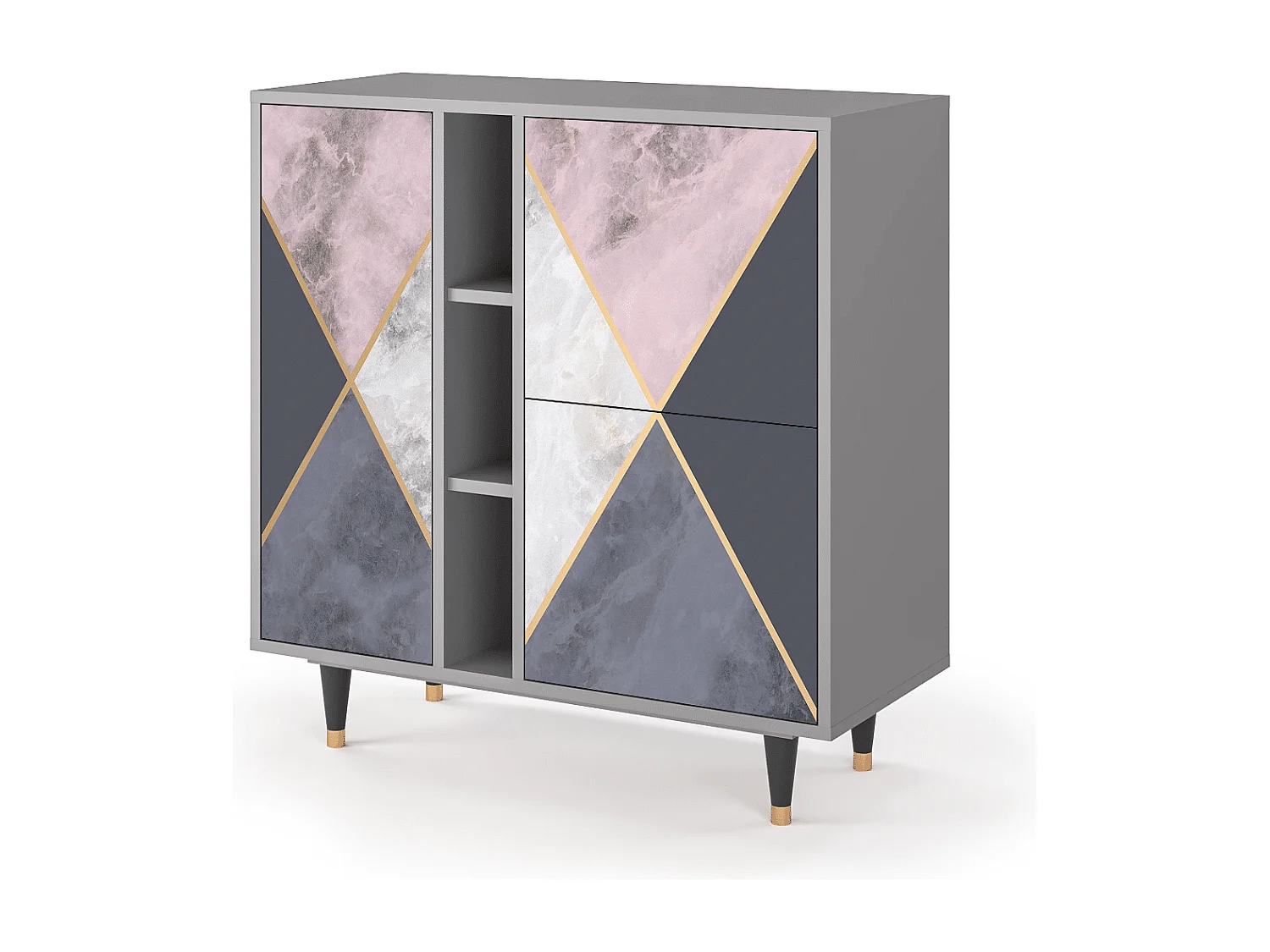 Buffet - 94х96х41 cm - BS5 - Ideal Harmony, Gris