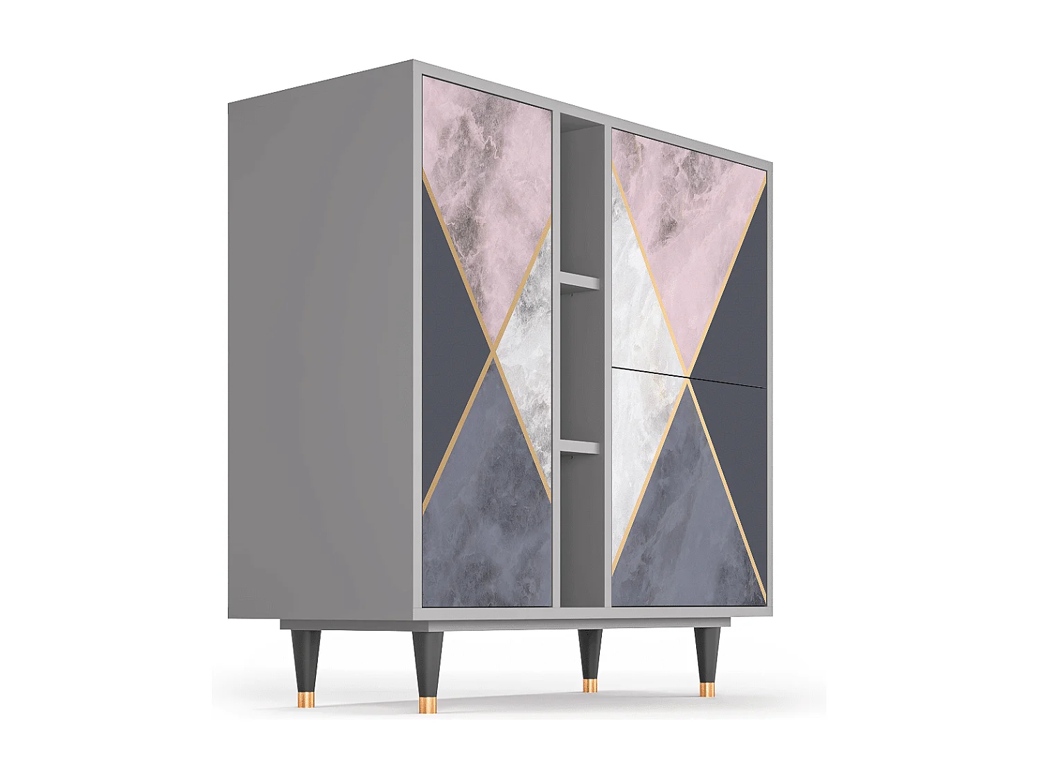 Buffet - 94х96х41 cm - BS5 - Ideal Harmony, Gris