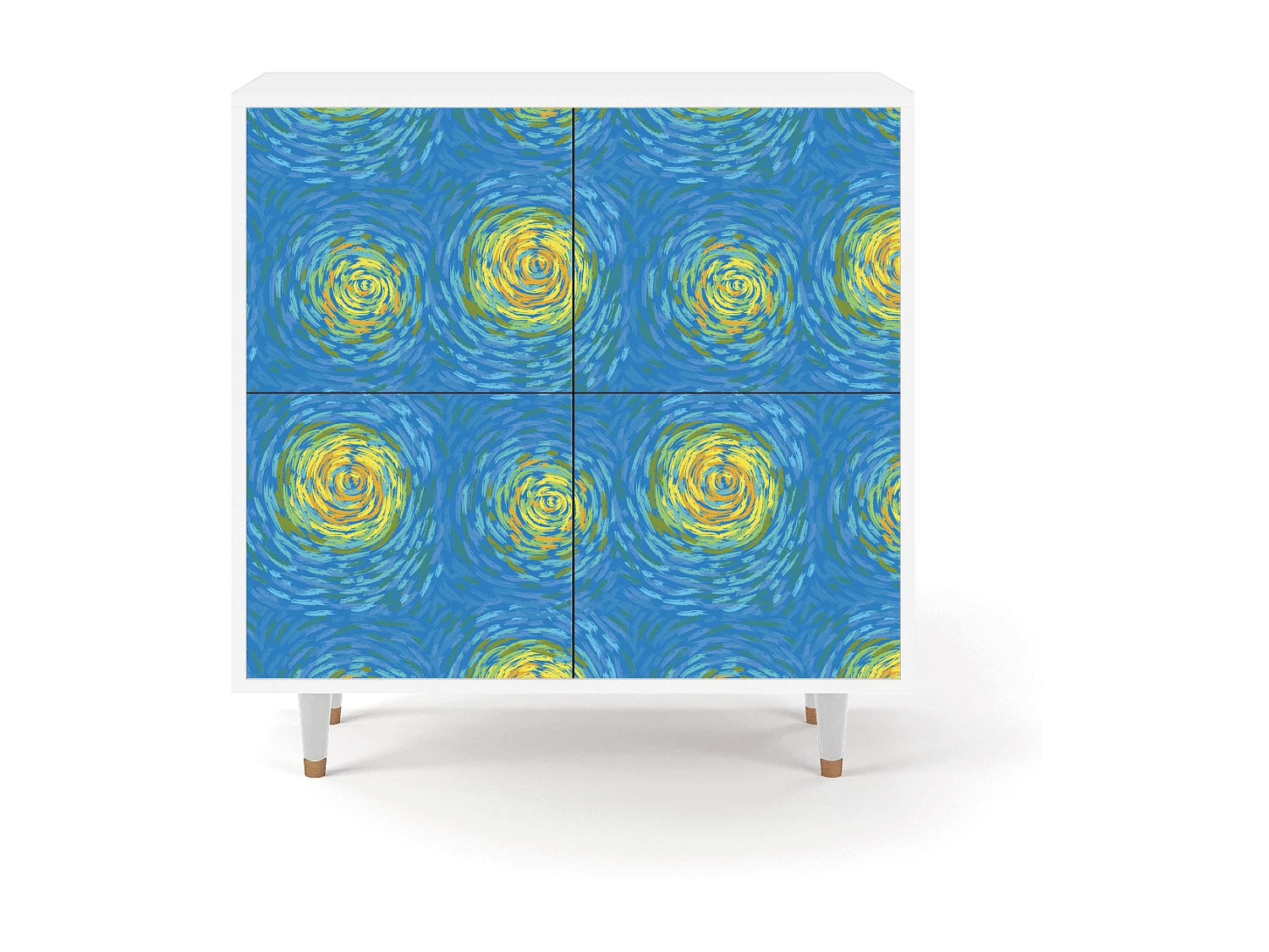 Aparador - 94x96x48 cm - BS3 - Van Gogh Lights, Branco