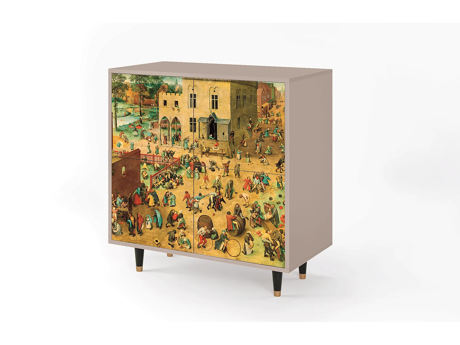 Kredens - 94x96x48 cm - BS3 - Children Games, Latte