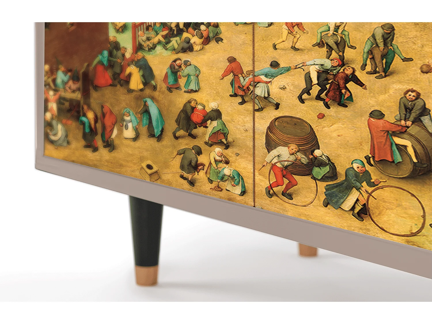 Kredens - 94x96x48 cm - BS3 - Children Games, Latte