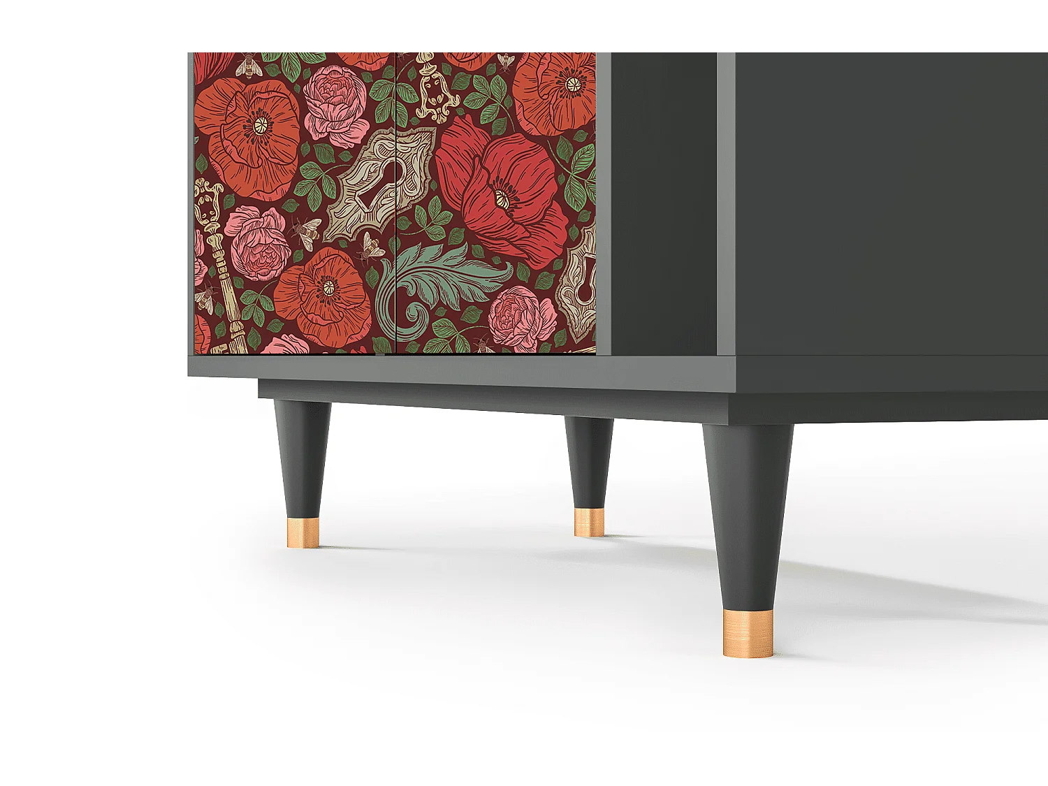Buffet - 96х110х41 cm - BS6 - Poppy Garden, Anthracite
