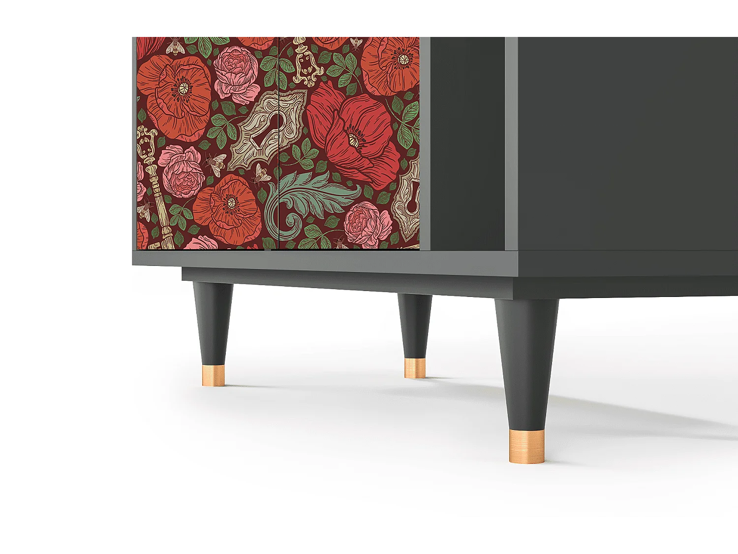 Sideboard - 96х110х41 cm - BS6 - Poppy Garden, Anthrazit