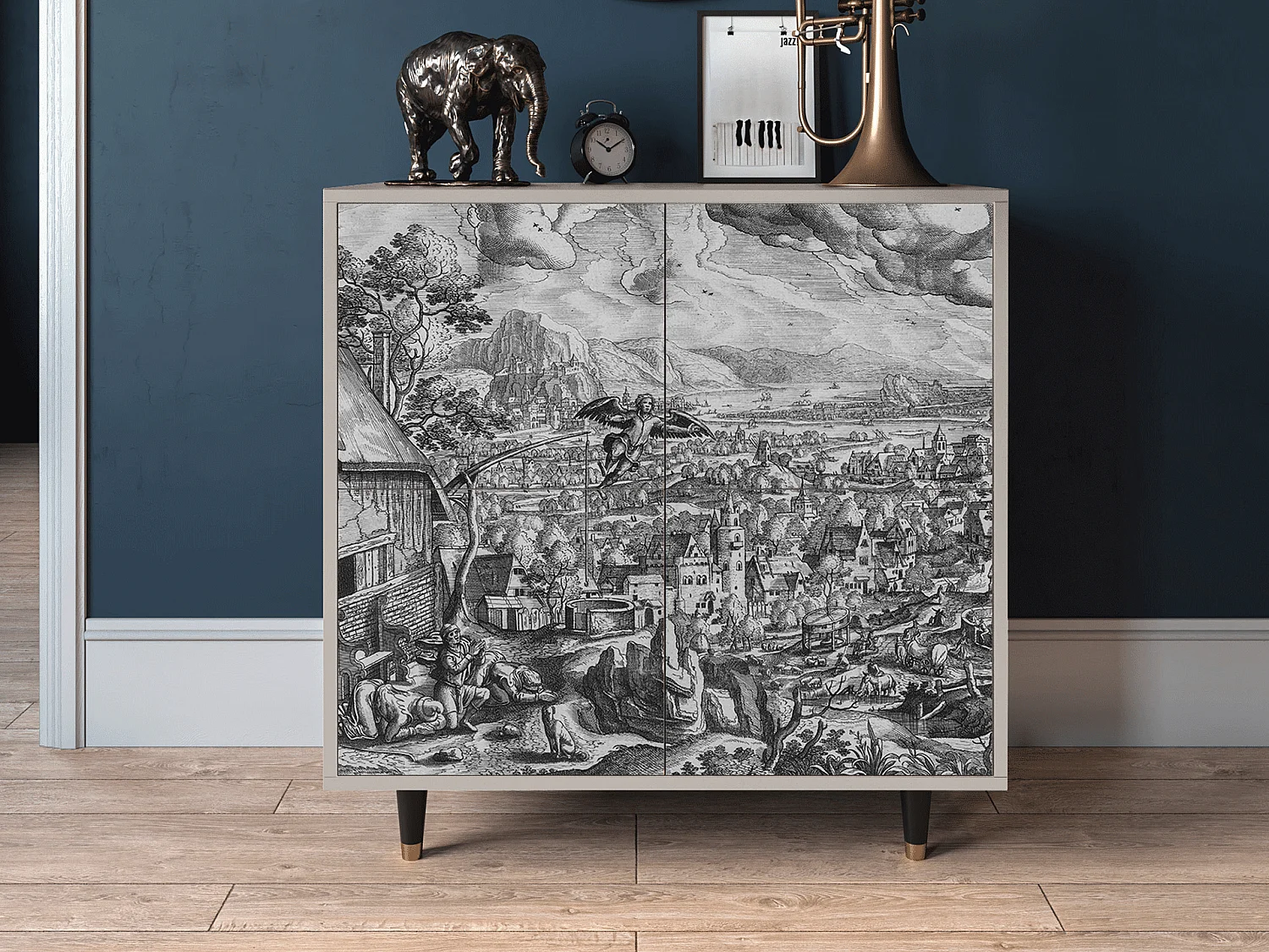 Buffet - 94x96x48 cm - BS3 - Departure, Sable