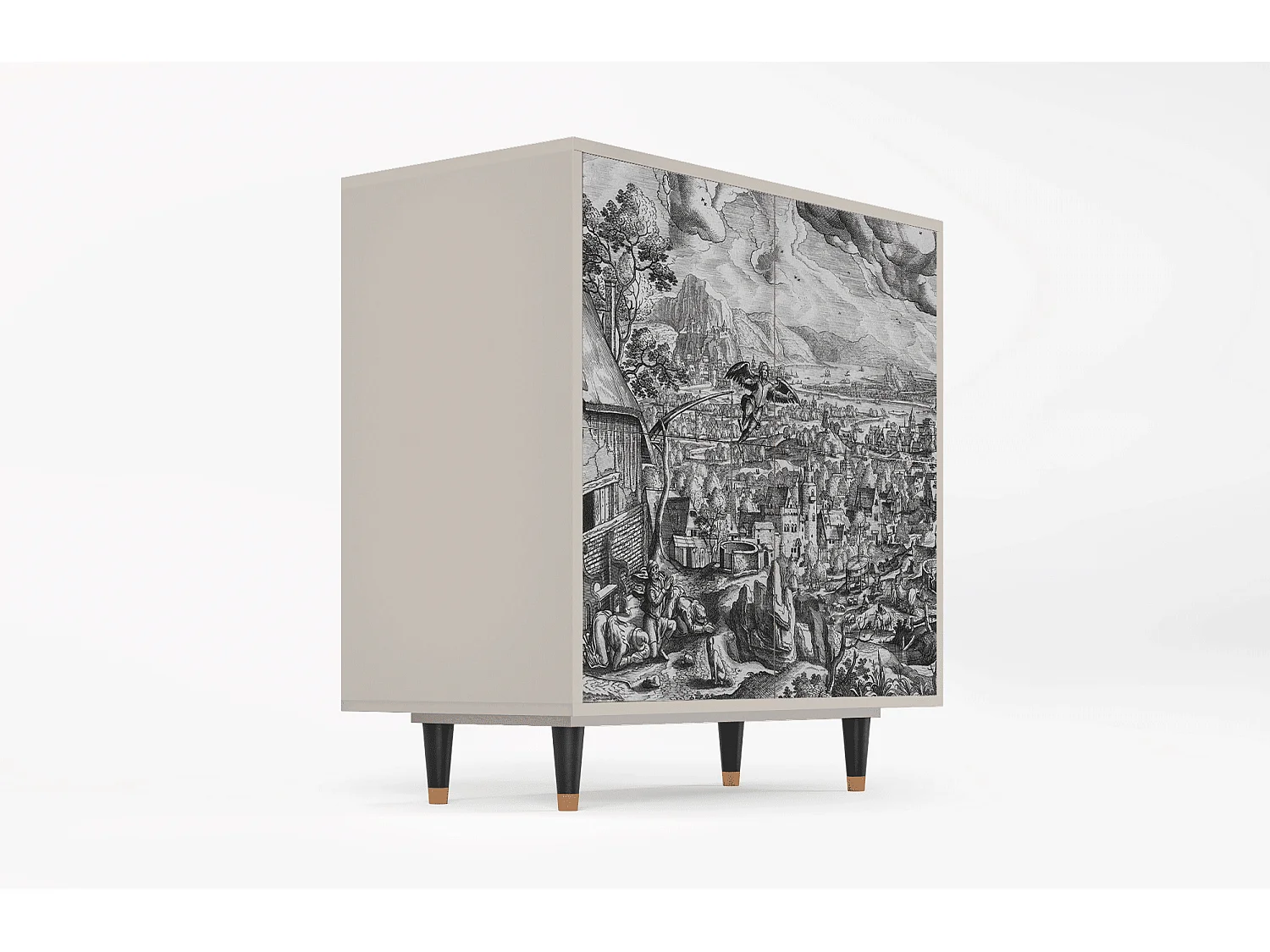 Buffet - 94x96x48 cm - BS3 - Departure, Sable