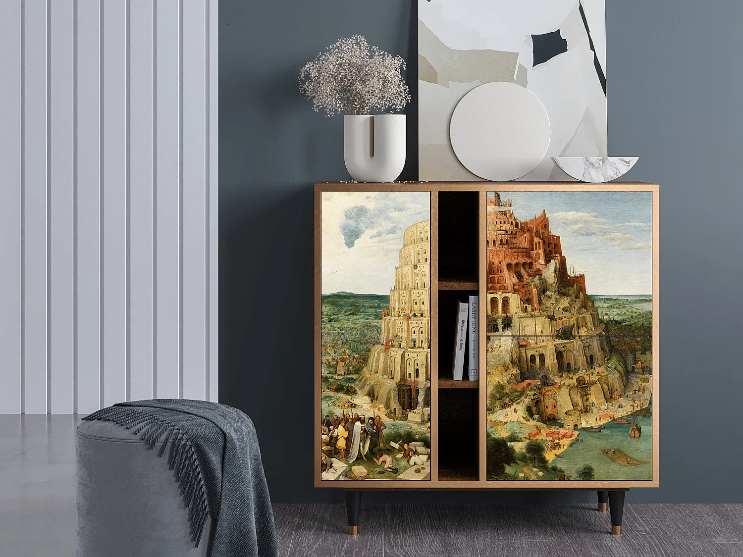 Buffet - 94х96х41 cm - BS5 - Elder The Tower, Noyer