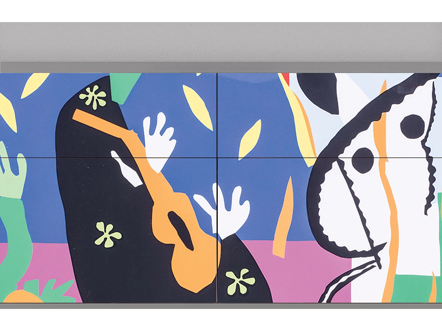 Buffet - 115x85x48 cm - BS4 - La Tristesse du Roi, Gris