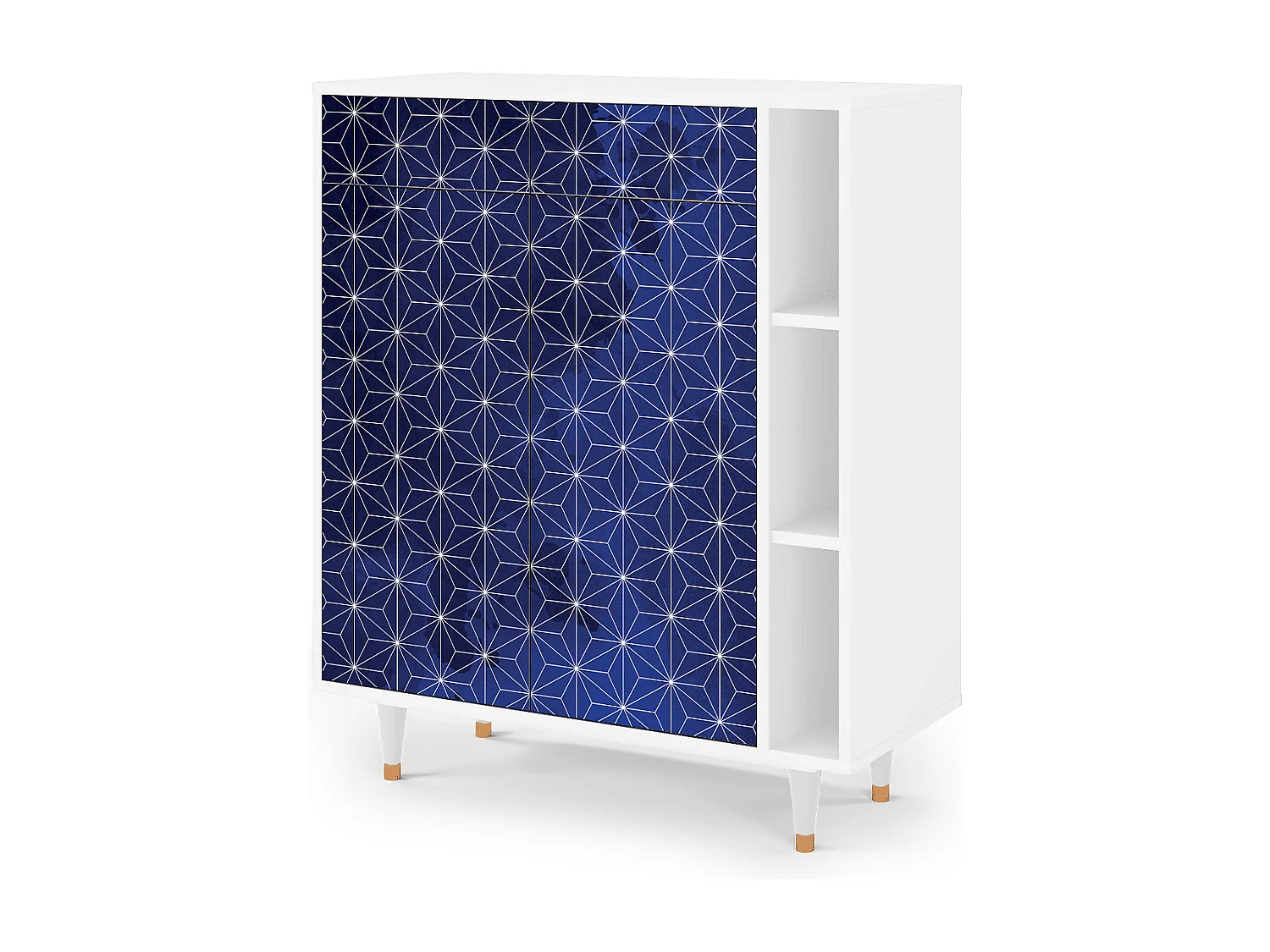 Dressoir - 96х110х41 cm - BS6 - Milky Way, Wit