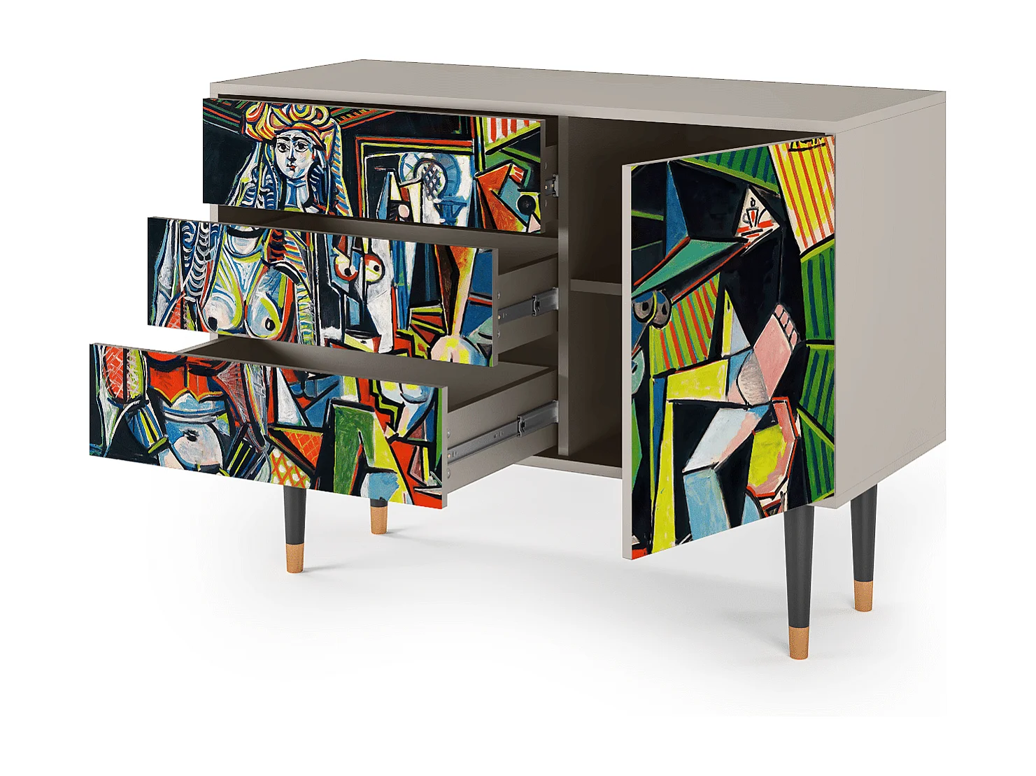 Buffet - 115х84х41 cm - S3 - Women of Algiers, Sable