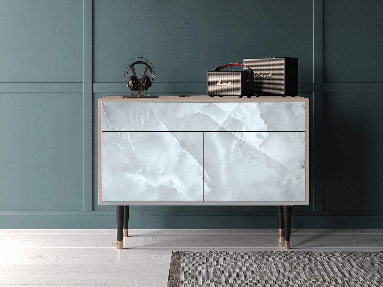 Dressoir - 115x85x48 cm - BS4 - The Onyx, Latte