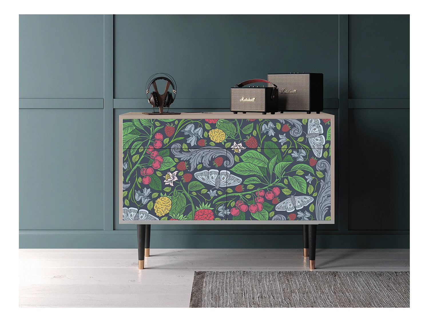 Buffet - 115x85x48 cm - BS4 - Summer Berries, Latte