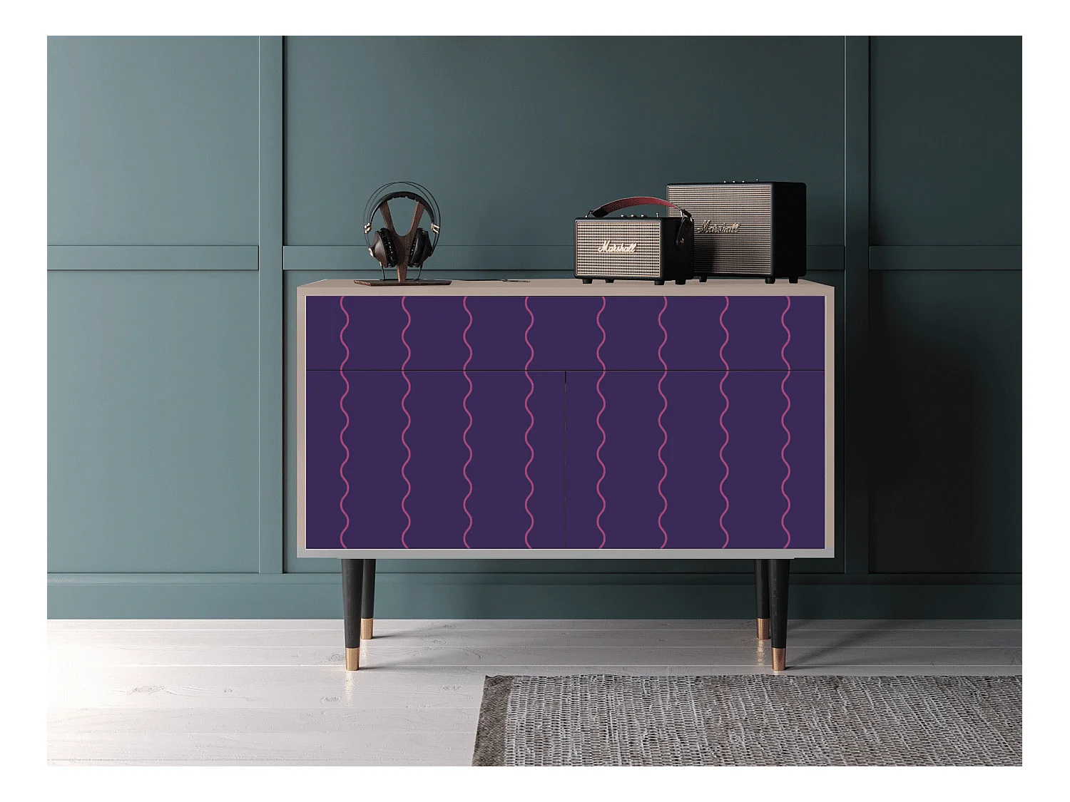 Buffet - 115x85x48 cm - BS4 - Grape Maccaroni, Latte