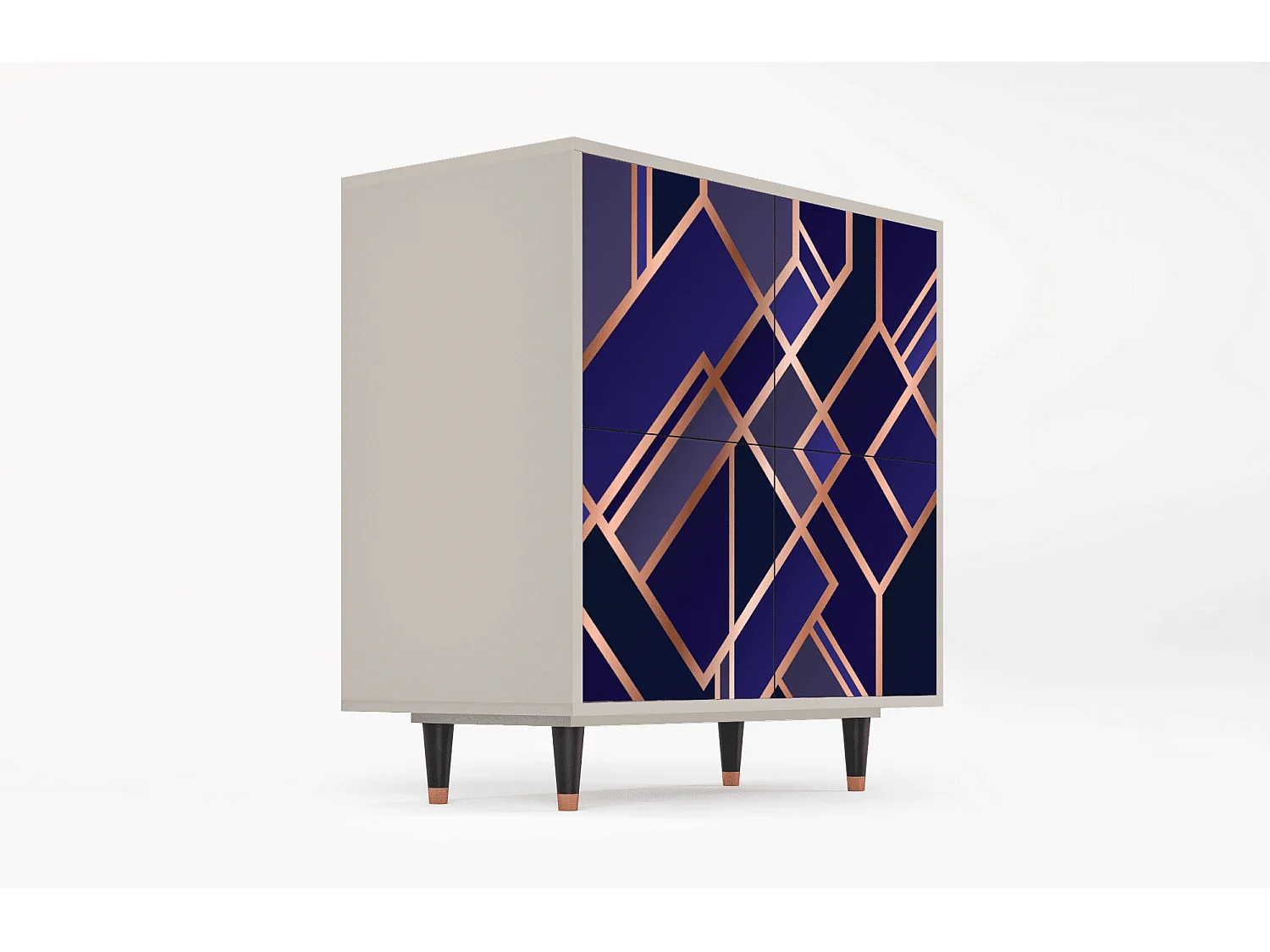 Credenza - 94x96x48 cm - BS3 - Aquamarine Getsby, Sabbia