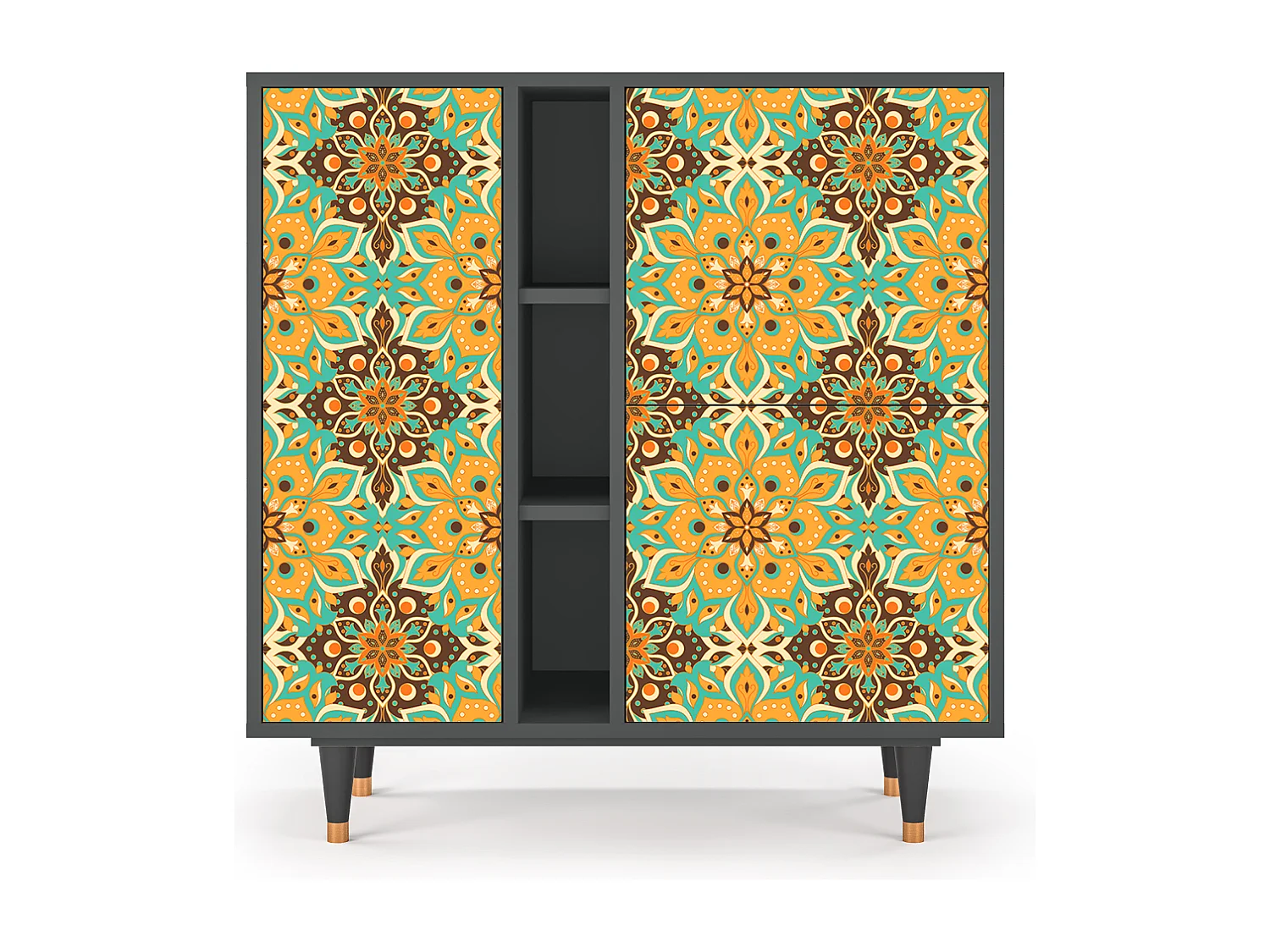 Dressoir - 94х96х41 cm - BS5 - Indian Spices, Antraciet