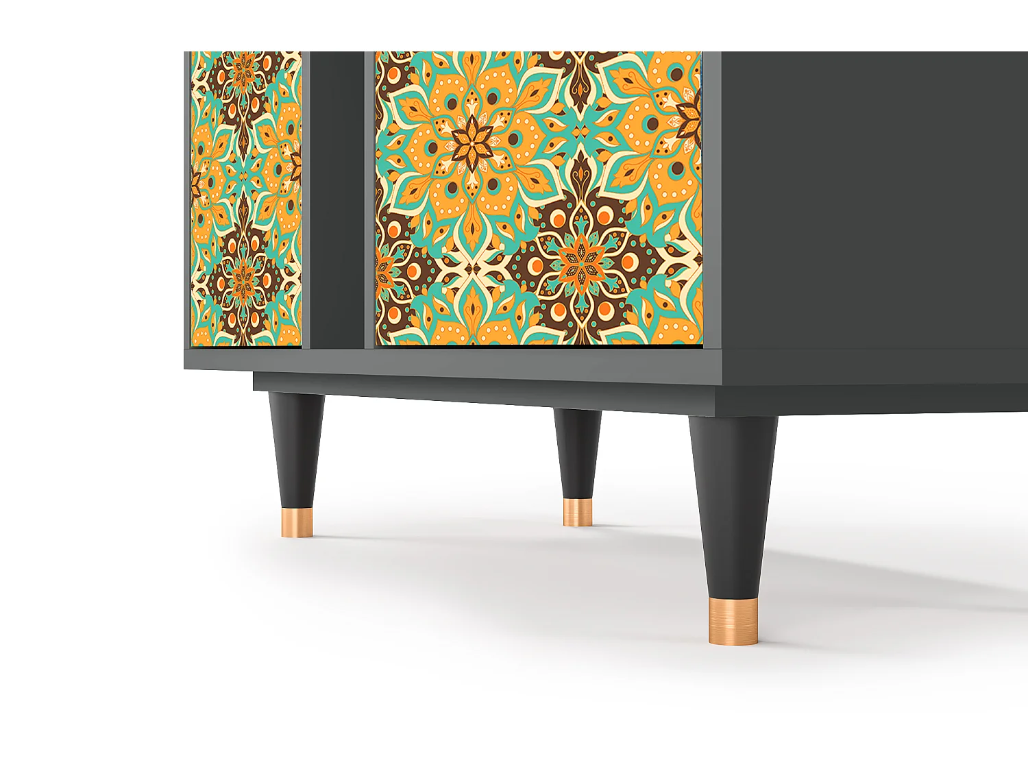 Dressoir - 94х96х41 cm - BS5 - Indian Spices, Antraciet