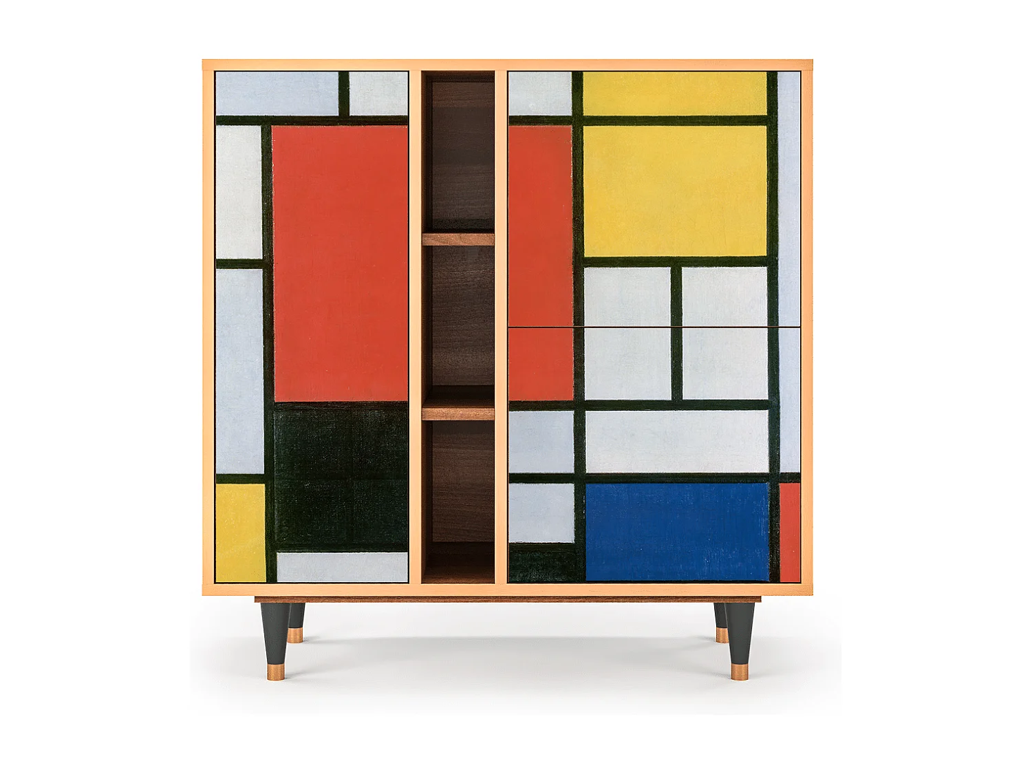 Buffet - 94х96х41 cm - BS5 - Composition, Noyer