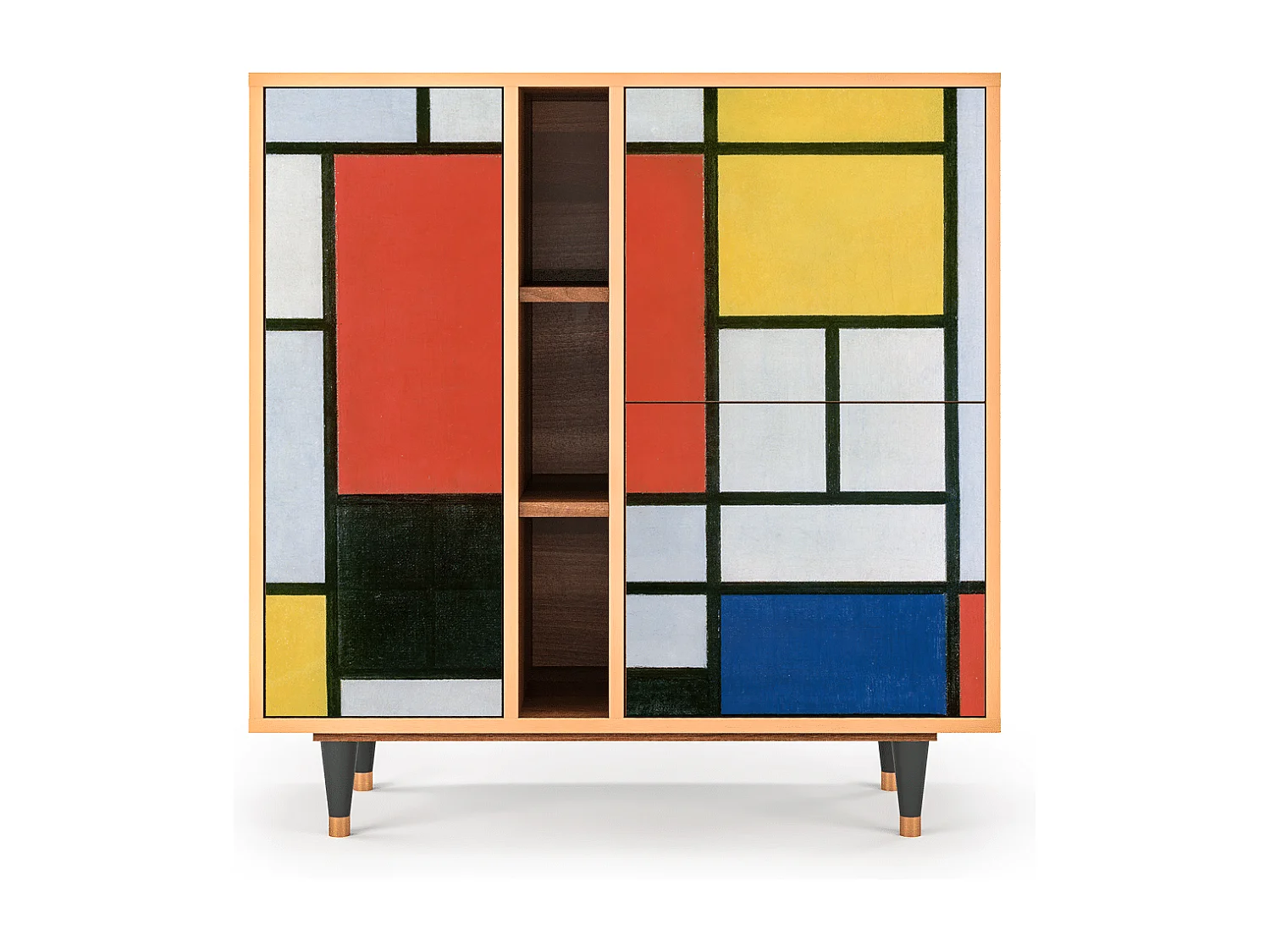 Buffet - 94х96х41 cm - BS5 - Composition, Noyer