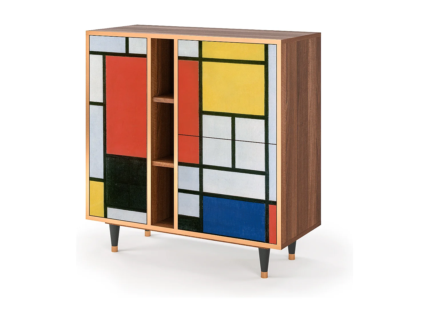 Buffet - 94х96х41 cm - BS5 - Composition, Noyer