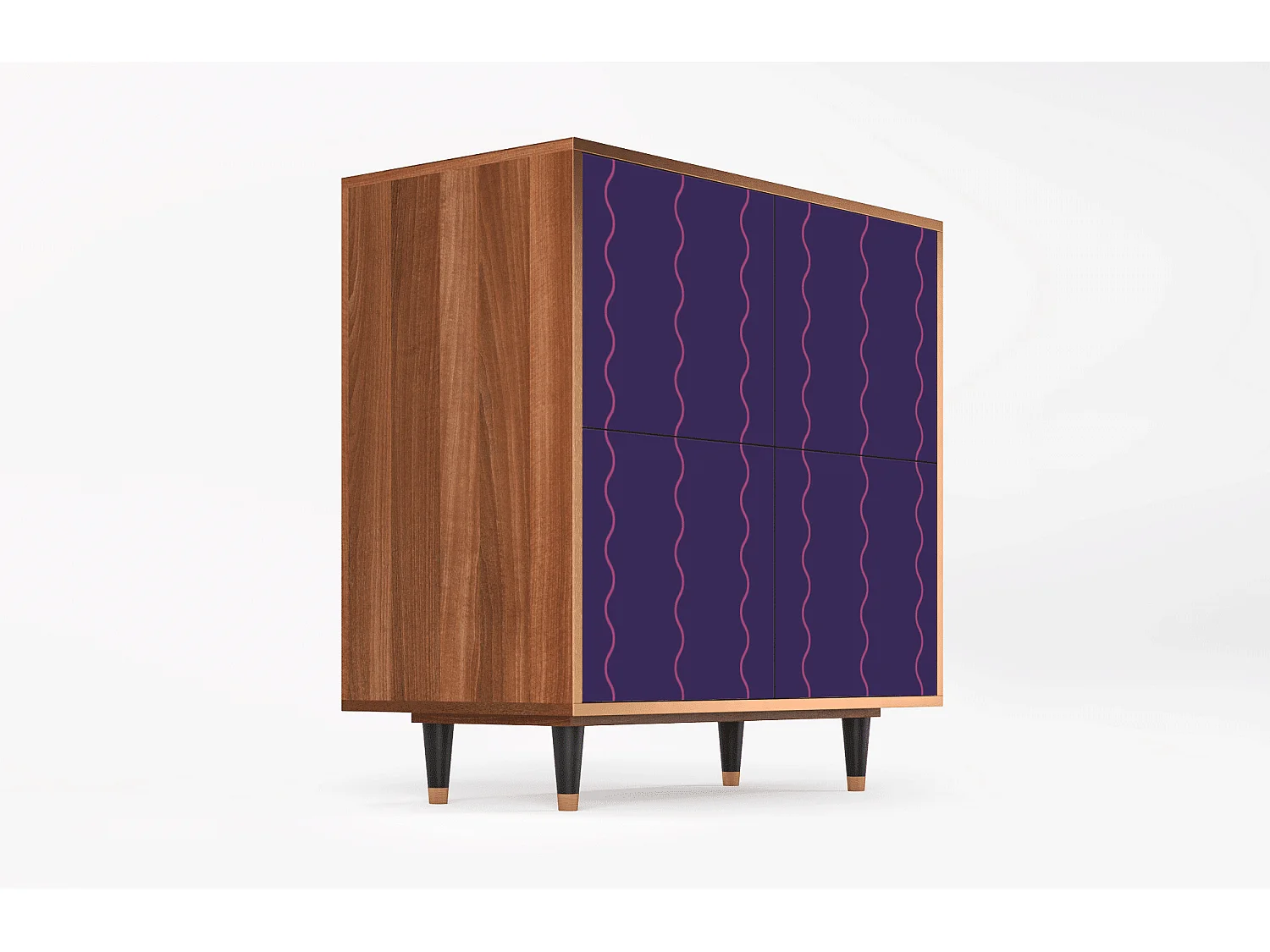 Buffet - 94x96x48 cm - BS3 - Grape Maccaroni, Noyer