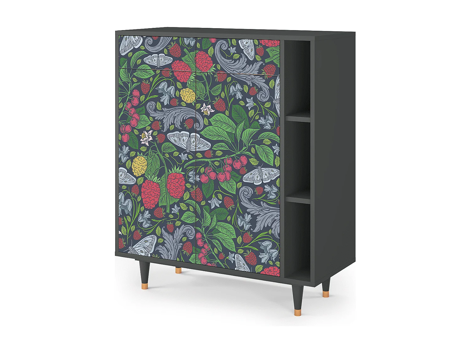 Credenza - 96х110х41 cm - BS6 - Summer Berries, Antracite