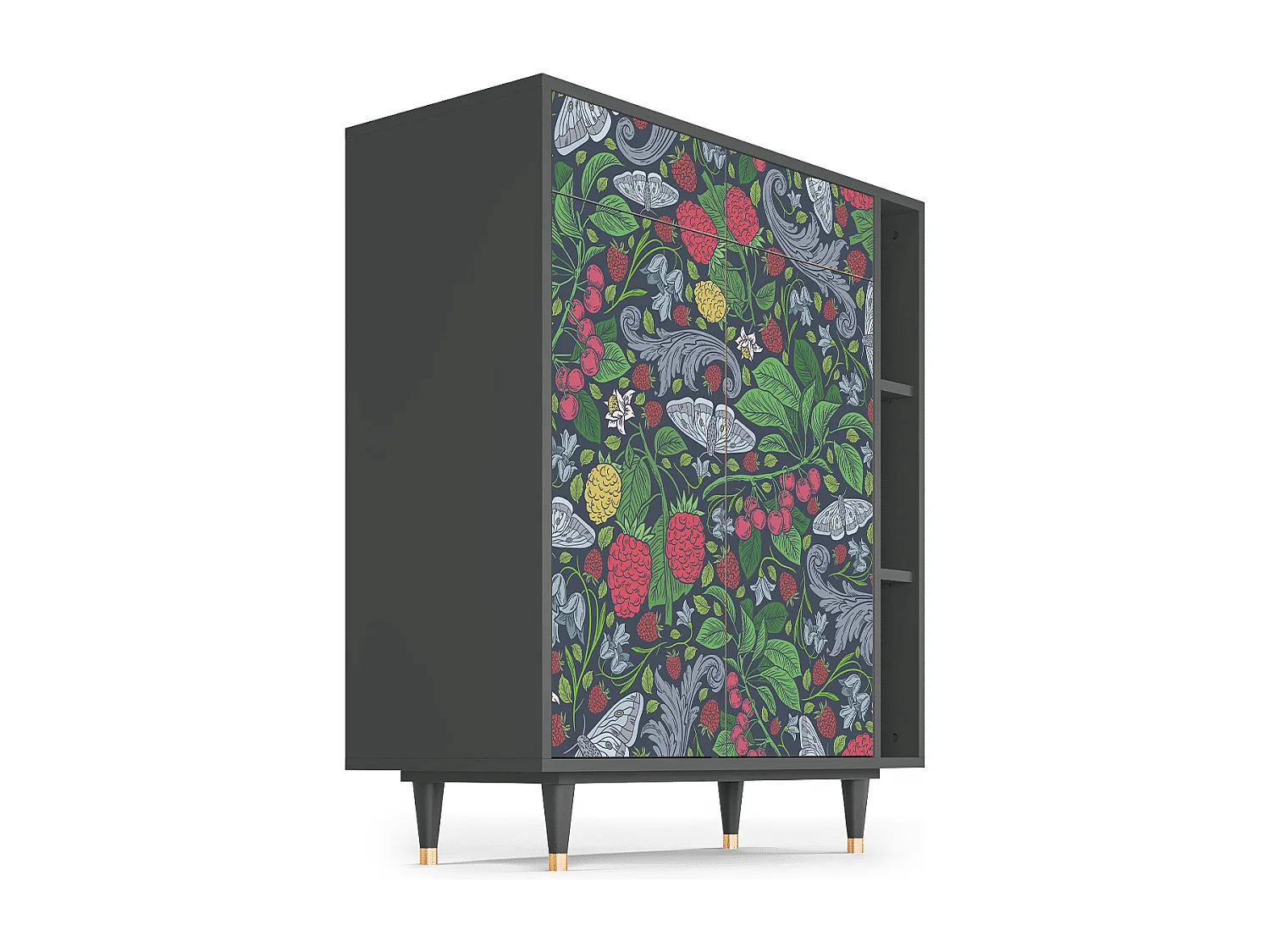Credenza - 96х110х41 cm - BS6 - Summer Berries, Antracite